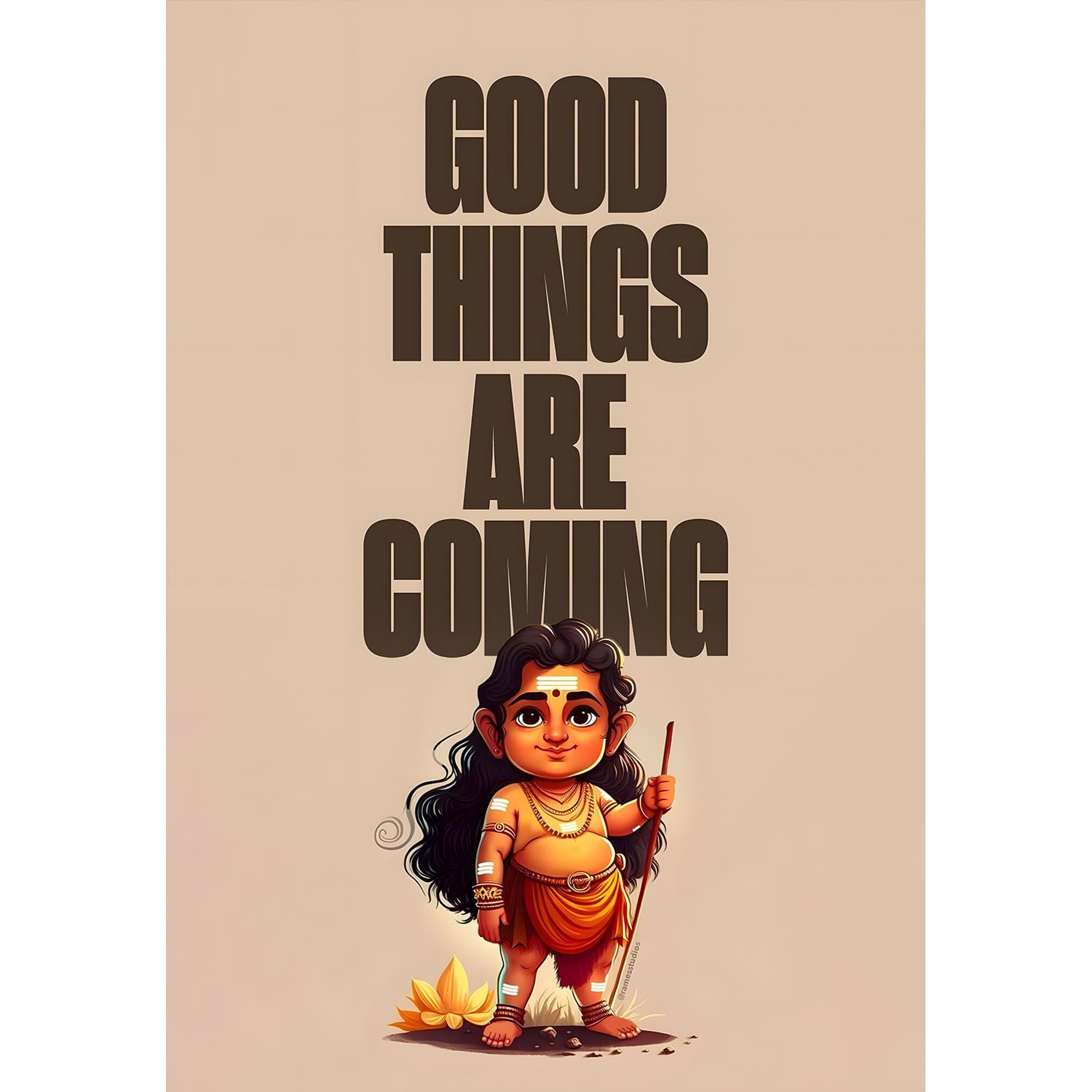 Lord Murugan Quotes Sticker | Photo Poster For Wall | Tamil God Wall Stickers, Room Decoration