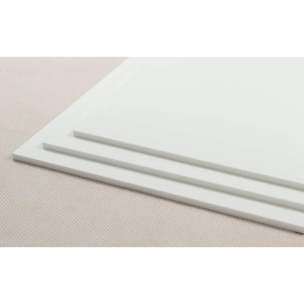Bigimall Acrylic Sheet 2Pcs Milky White Opaque 2Mm 12 Inch X 18 Inch Pack Of 2 Pcs