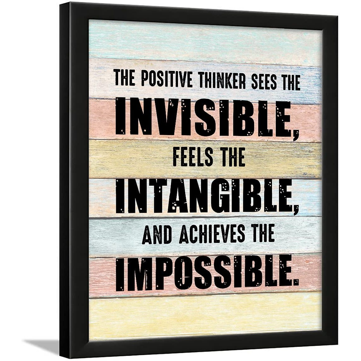 Chaka Chaundh - Positive Quotes Frames - Positive Quotes Wall Frame For Office - Positive Quotes Wall Posters Student & Study Room (13.6 X 10.6 Inches)