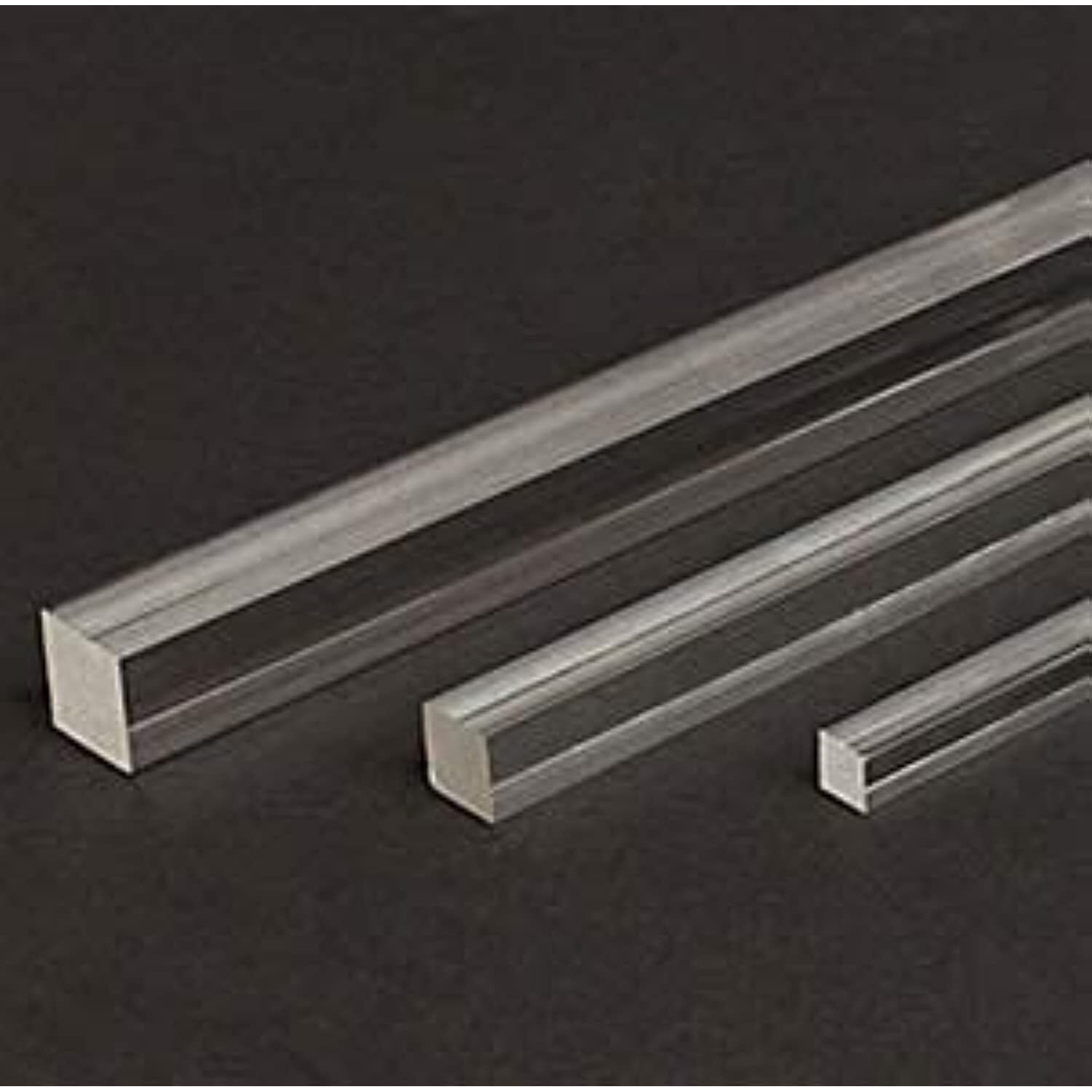 Bigimall Acrylic Sheet Rods Clear Transparent [10Mm Thickness] X 12 Inches Long (Pack Of 6 Pcs)