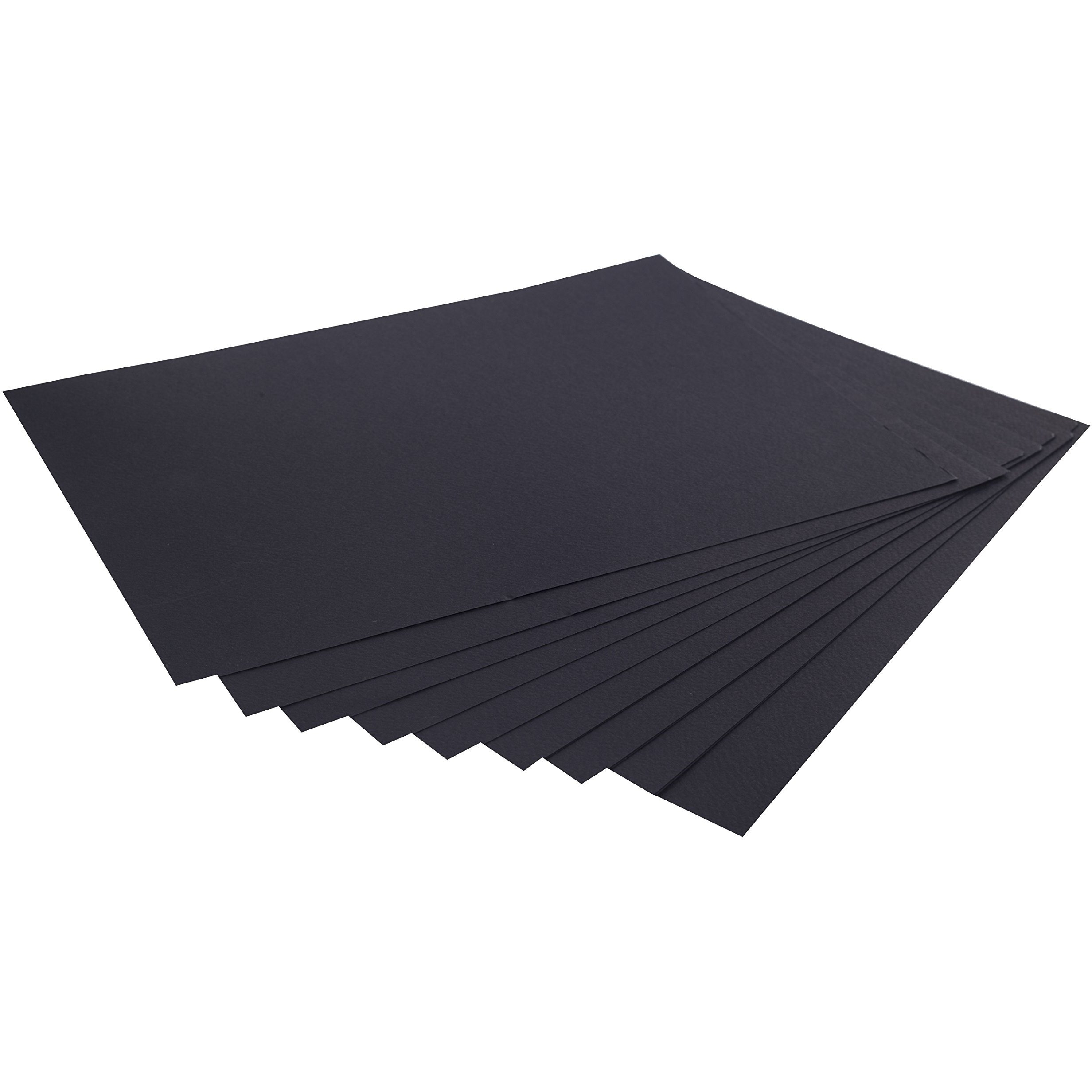 Brustro Artists Pastel Papers 160 Gsm A4 Black 2 Packets (Each Packet Contains 12 Sheets)