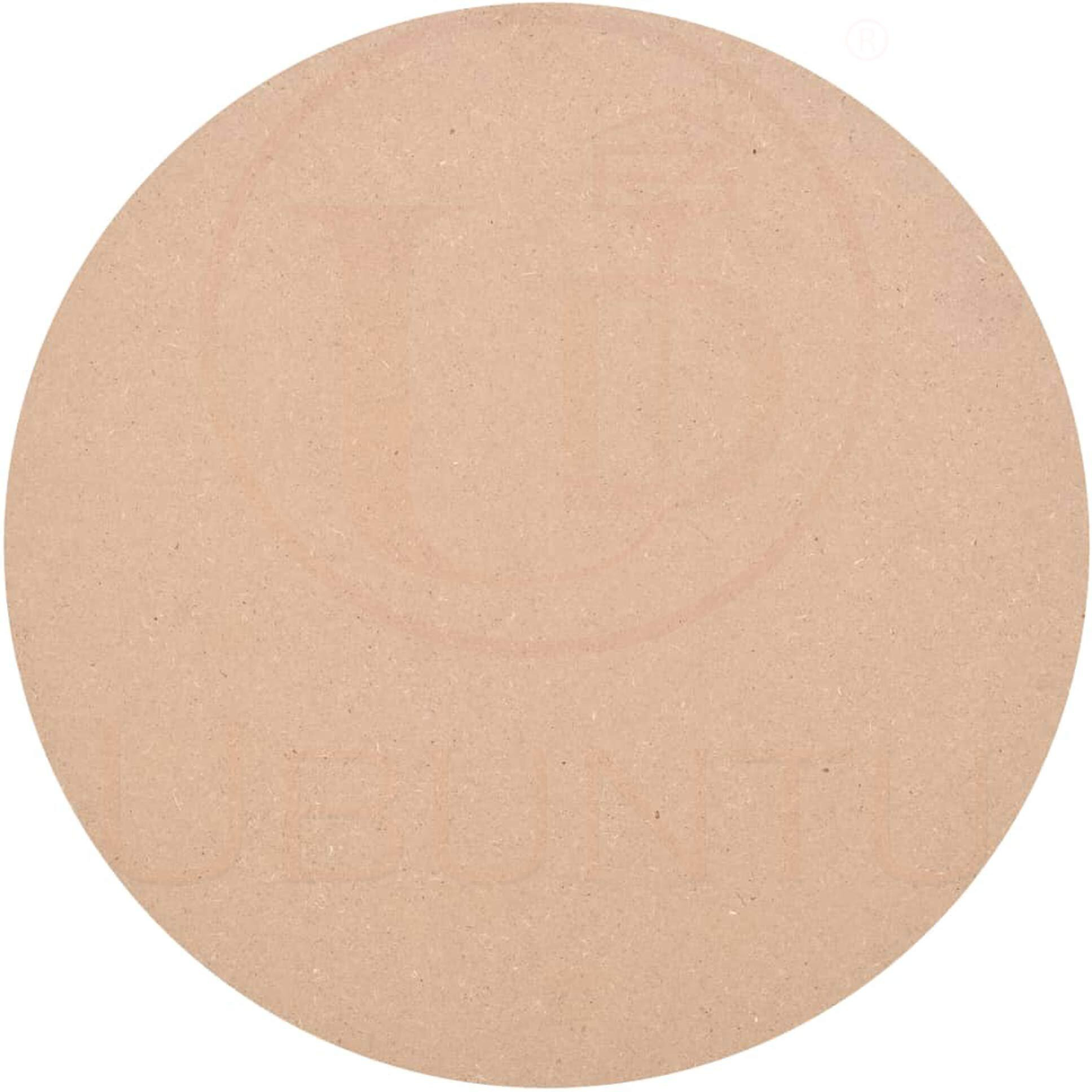 Ubuntu  - Mdf Round Circle Board For Diy Uses/Fine Laser-Cut/Craft Use/Design Your Imagination On It - (Pack Of - 5) (7" X 7" Inch)