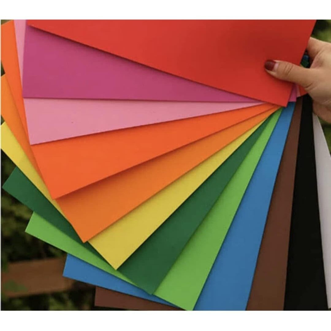 Sejascollections | Pack Of 20 | A1, Big/Full Size, Multi- Color Bright Pastel Sheets Paper, Used In Art And Craft, Projects, Posters Etc. Plain/Unrulled, Size 70X56 Centimeters, 200 Gsm.