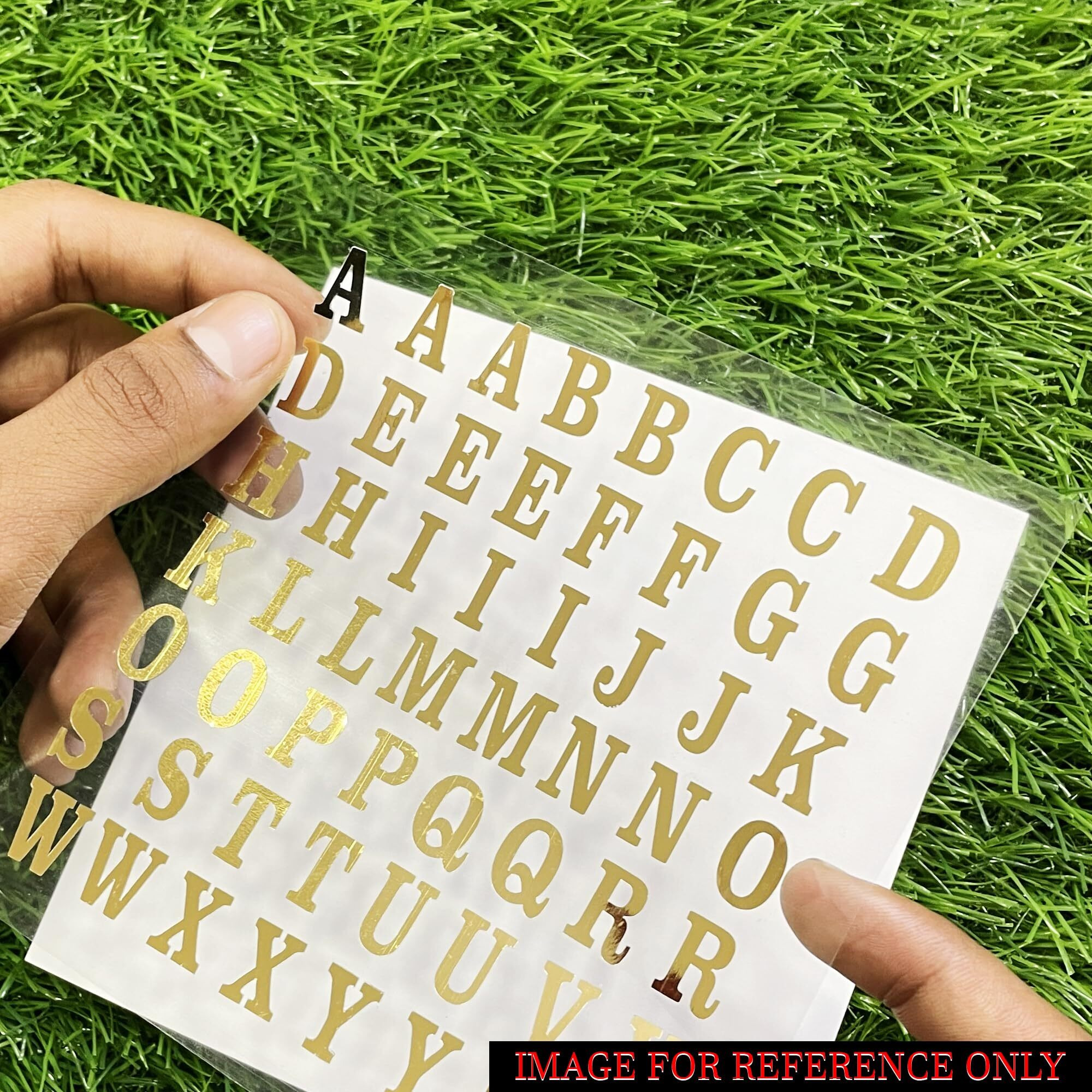 Comet Busters Self-Adhesive Glitter Number Stickers For Art & Craft, Decorations, Project Work, School Work (Silver) (Letter Size  15Mm) (Stk190)