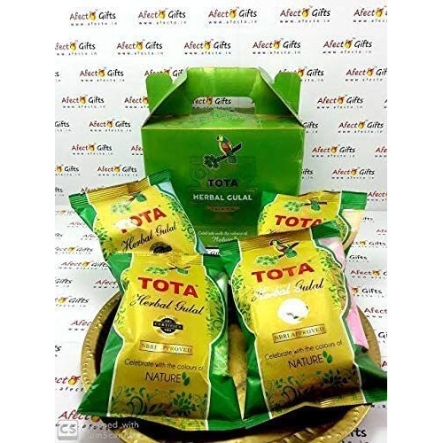 Cottontee Holi Color Natural Holi Gulal Colour (Herbal Colours Pack Of 5)