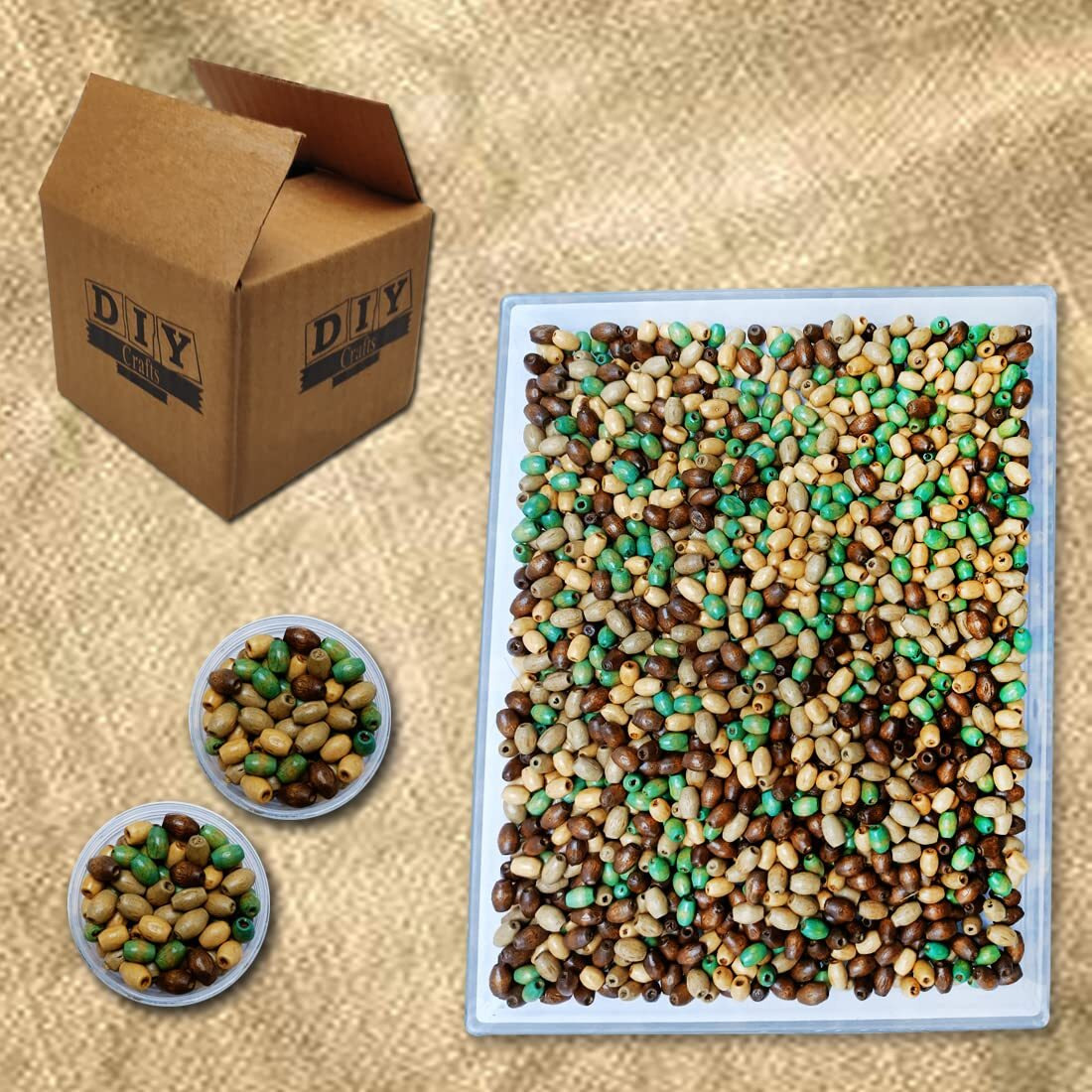 Diy Crafts 25 Grm, As Image, 4.7 Mm X 6.7 Mm As Image Diy Accessory Findings Jewellery Clasps Fittings Diy Jewellery Making Accessories Mix Colour Wood Material Cyclind (25 Grm, As Image)