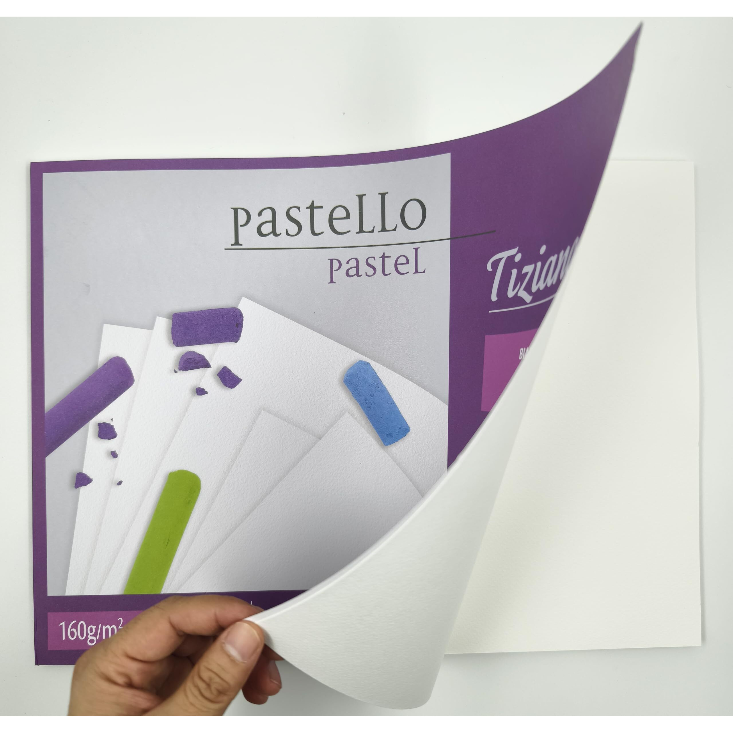 Fabriano Tiziano Pastel Blocks White 160 Gsm 30.5 X 41 Cm