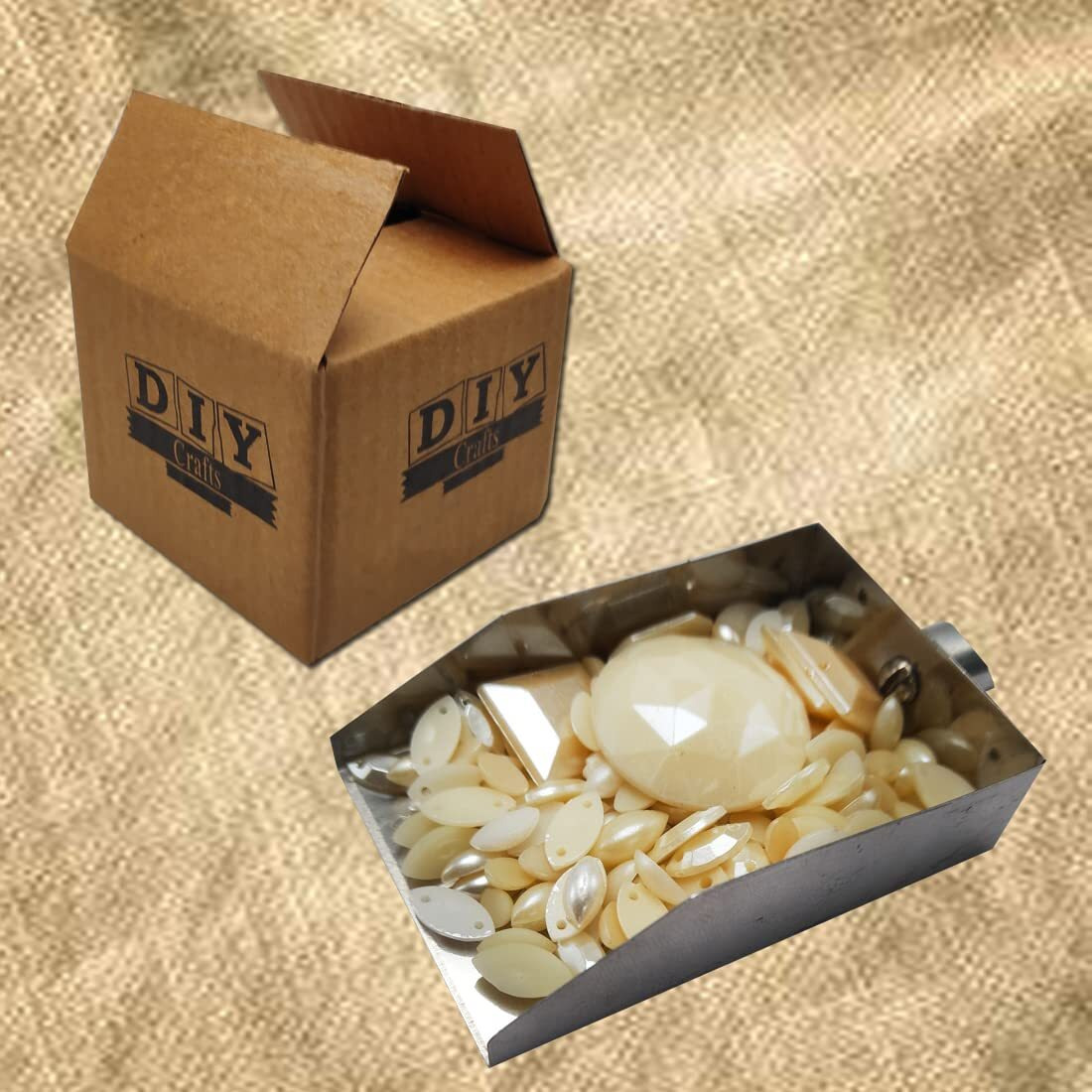 Diy Crafts 75 Grm, As Image, As Image Diy Accessory Findings Jewellery Clasps Fittings Diy Jewellery Making Accessories Pearl Color Acrylic Material S (75 Grm, As Image)