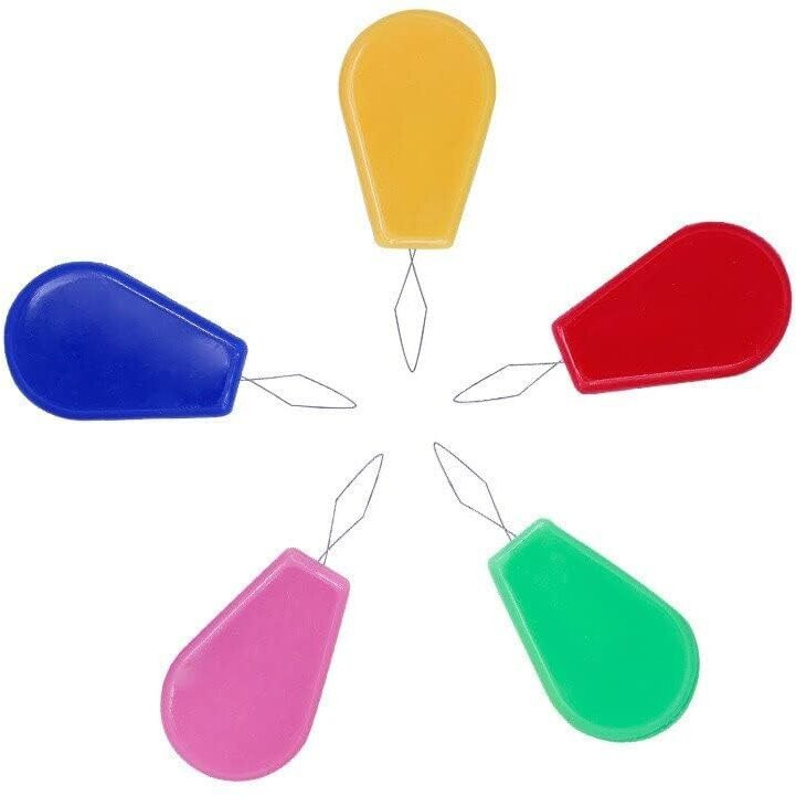 Digsmorden 5Pcs Needle Threader Automatic Needle Recognizer With Hook Threading Household Helpful Elderly Sewing Needle Arts Sewing Tool