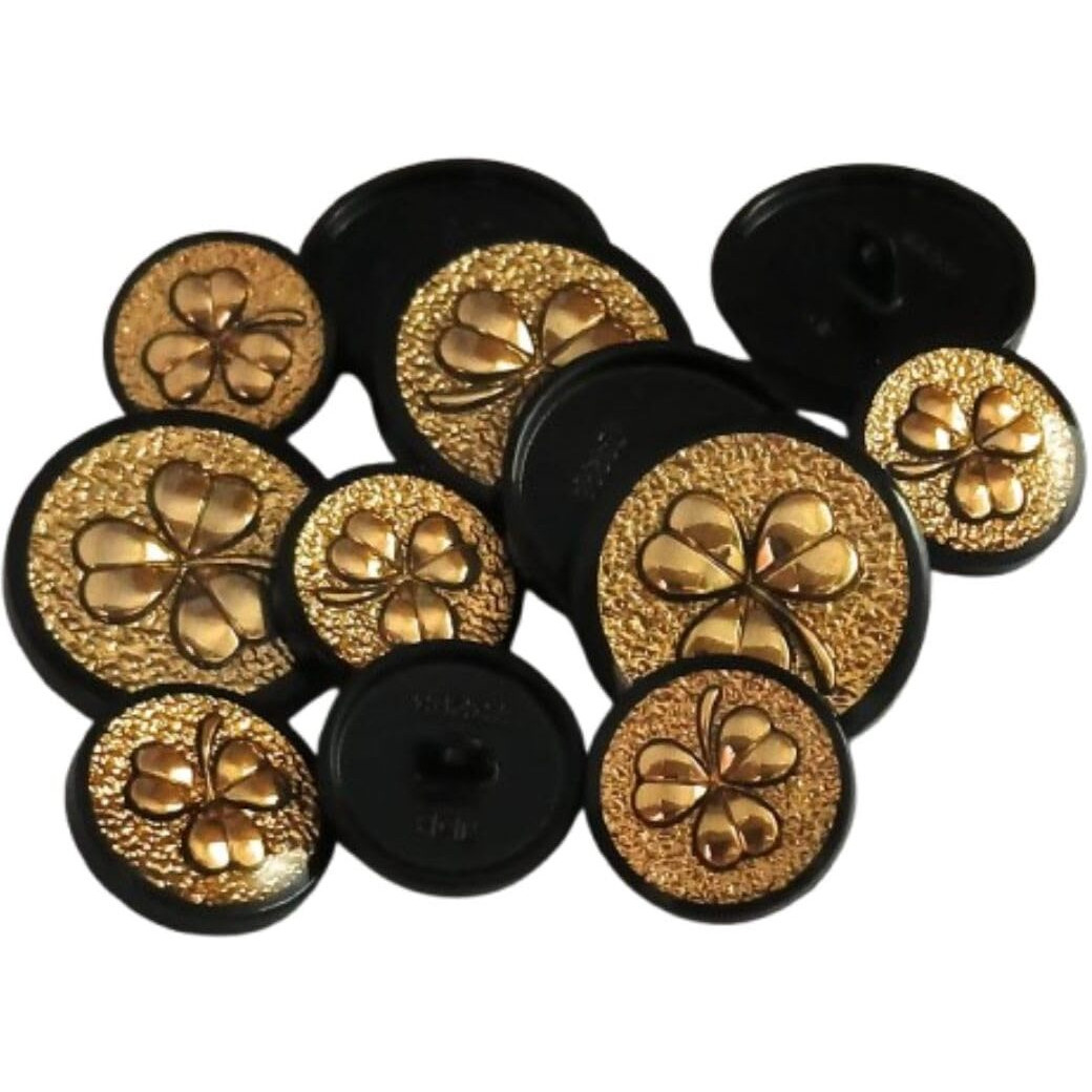 Spongy Designer Metal Button For Blazer Suit I Sherwani I And Indian Dresses I Pack Of 6Pcs Big & 6Pcs Small I 124