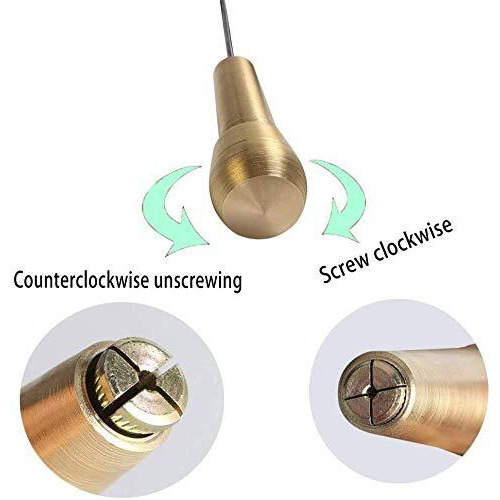 Hasthip Copper Handle Stitcher With 3 Needles Sewing Awl Hand Stitcher Shoe Repair Tool For Canvas Leather