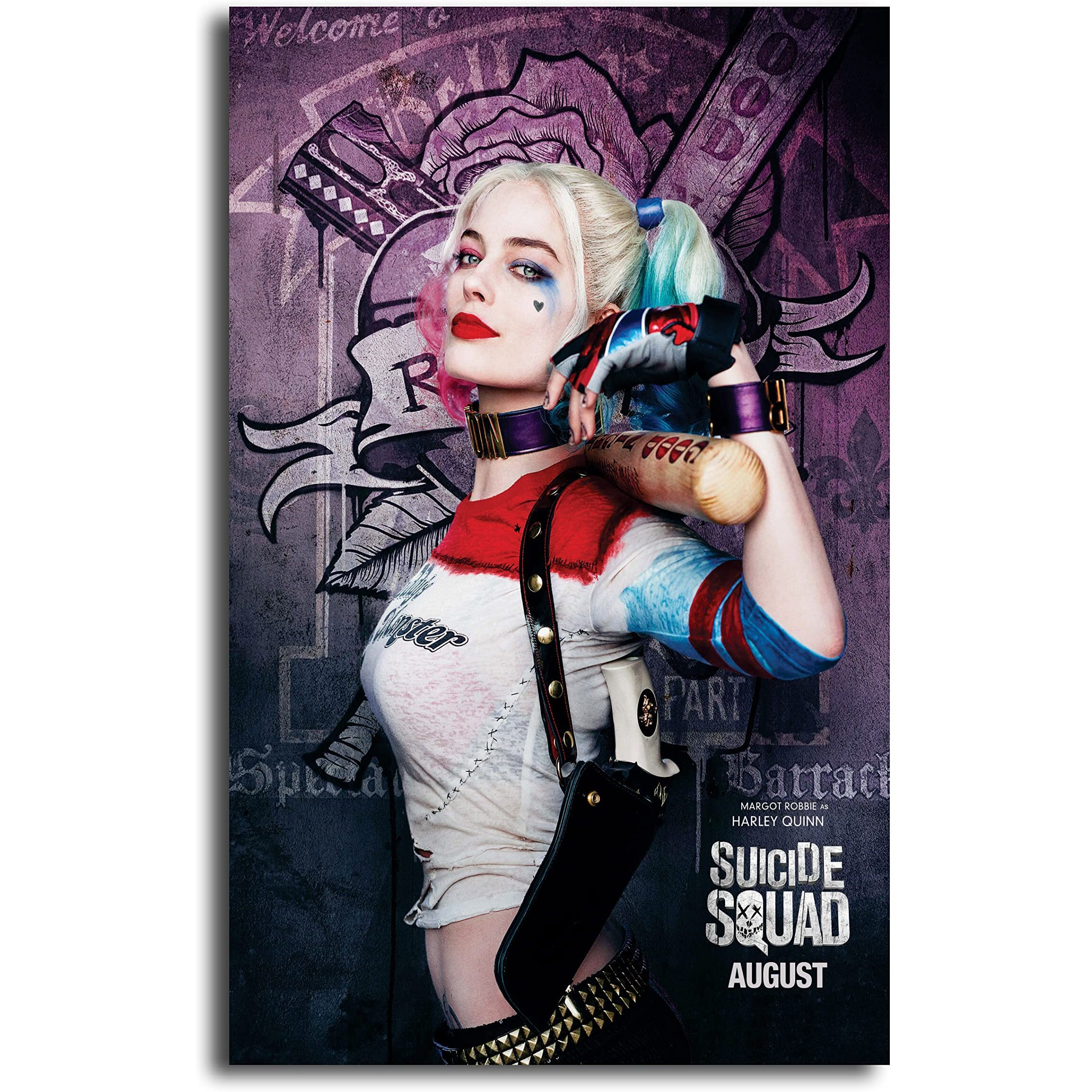 Pixelartz Wall Poster - Harley Quinn - Suicide Squad - Movie - Hd Quality Poster