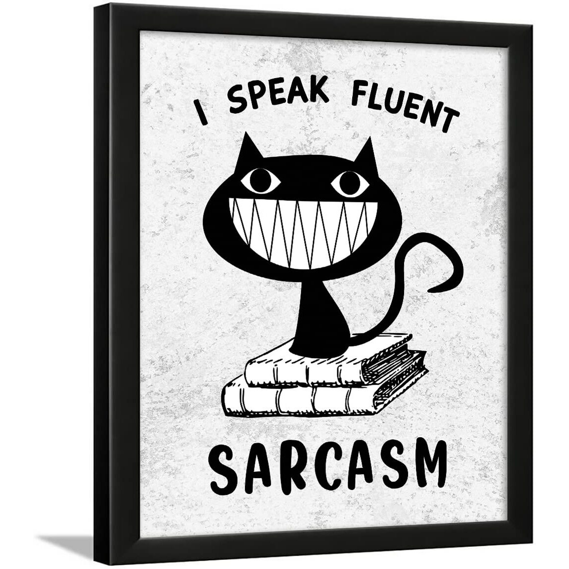 Chaka Chaundh - Sarcastic Quotes Wall Frames - Funny Quotes Wall Frames  Unique Wall Dcor Poster For Teen Room - Funny Poster For Student Room - (13.6 X 10.6 Inches)