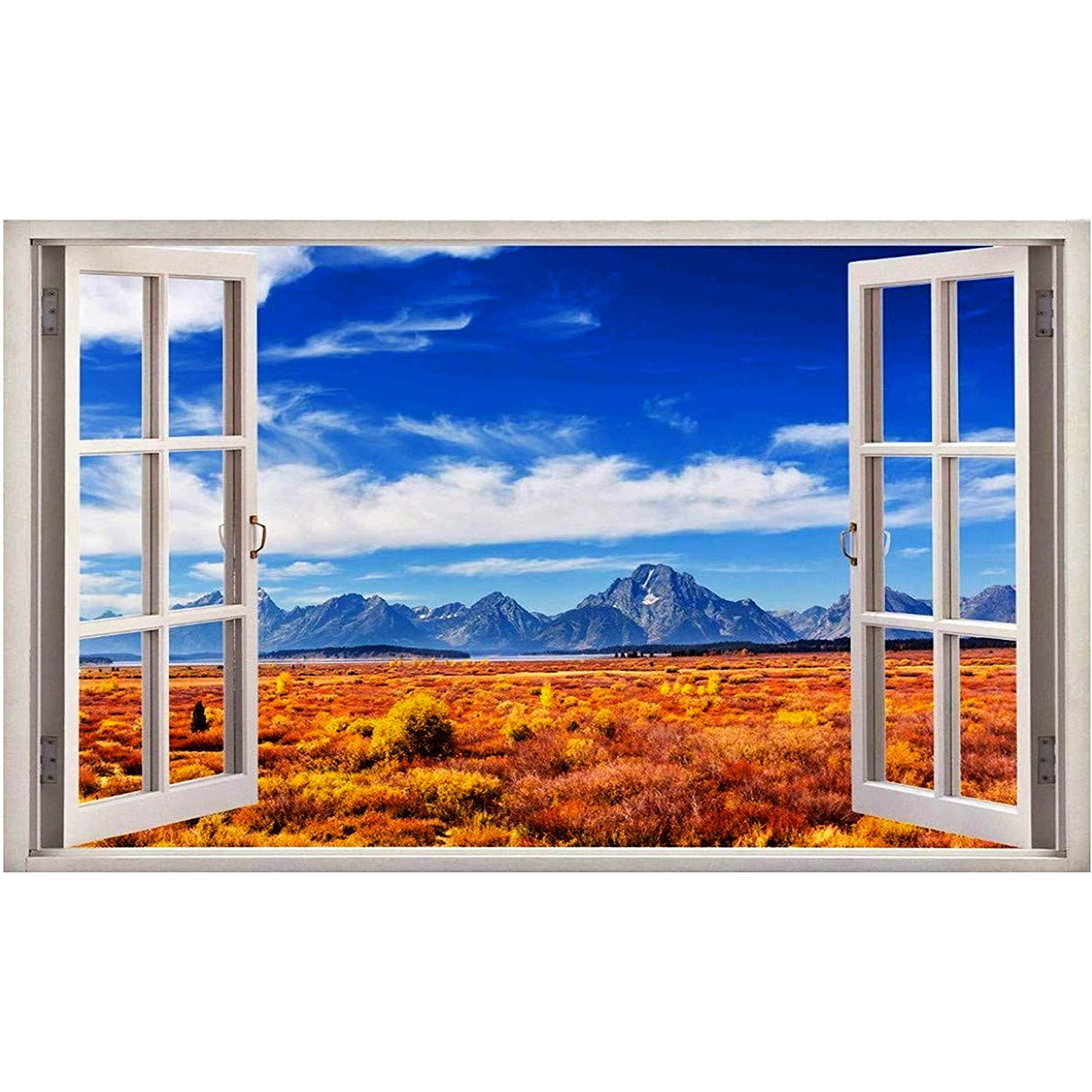 My D Square Vinyl Nature Wall Poster For Living Room Bedroom Hall Office Size 24 X 36 Inch Self Adhesive Wall Art Dnp214