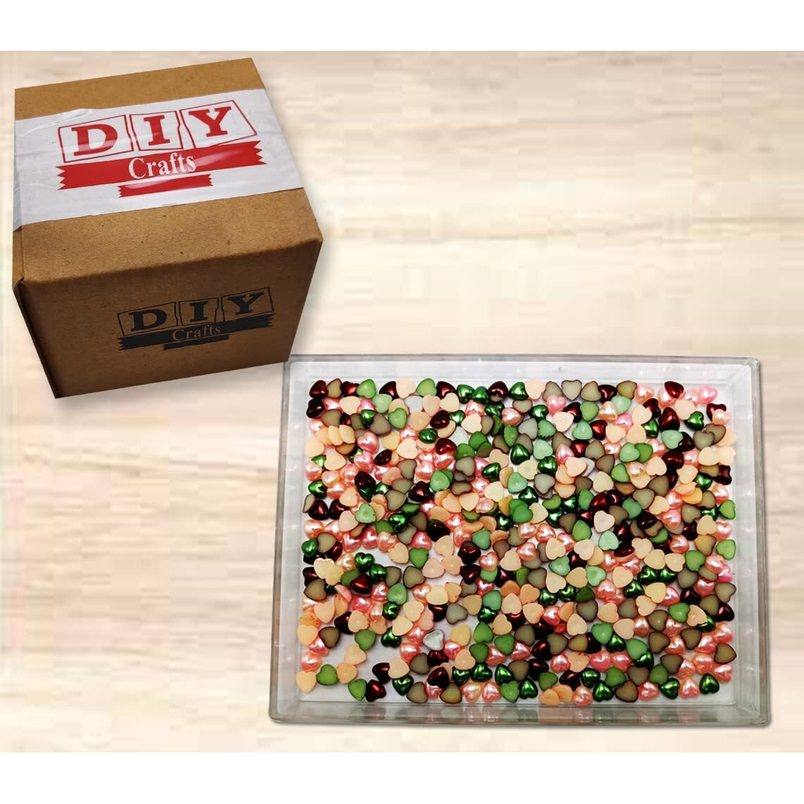 Diy Crafts 25 Grm, As Image, 7.7 Mm X 2.3 Mm As Image Diy Accessory Findings Jewellery Clasps Fittings Diy Jewellery Making Accessories Multi Colour Acrylic Material Hea(25 Grm, As Image)