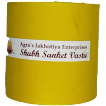 Shubh Sanket Vastu Yellow Colour Tape (25 Metres) (3.6 Inches Width) (Mahavastu Remedies)