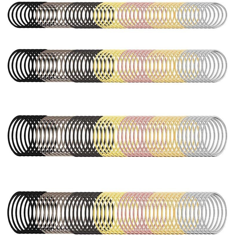 Diy Crafts 25 Only Kerings, Antique Silver, Only Kerings, Swivel Clasps Set Metal Lanyard Snap Hook, Lobster Claw Clasps Keychain Rings Open Rings Eye Screws Pi(25 Only Kerings, Antique Silver)