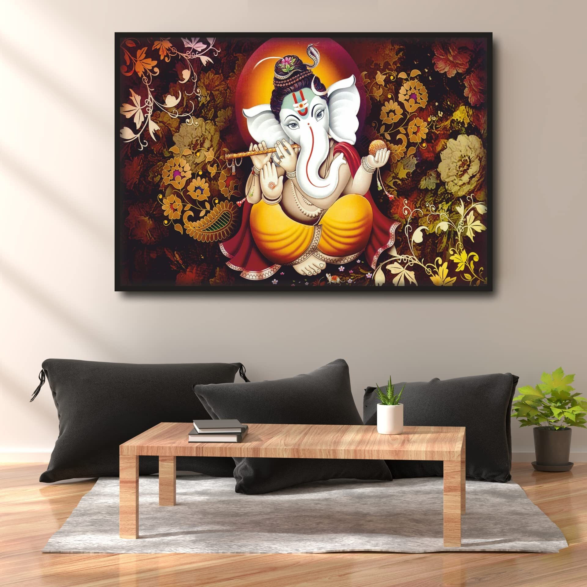 Sai Artss Self Adhesive Pvc Vinyl God Wallpaper Wall Sticker For Home Decor, Living Room, Bedroom, Hall, Shop (Size 24X16.5 Inches)_50 (Size 24X16.5 Inch)