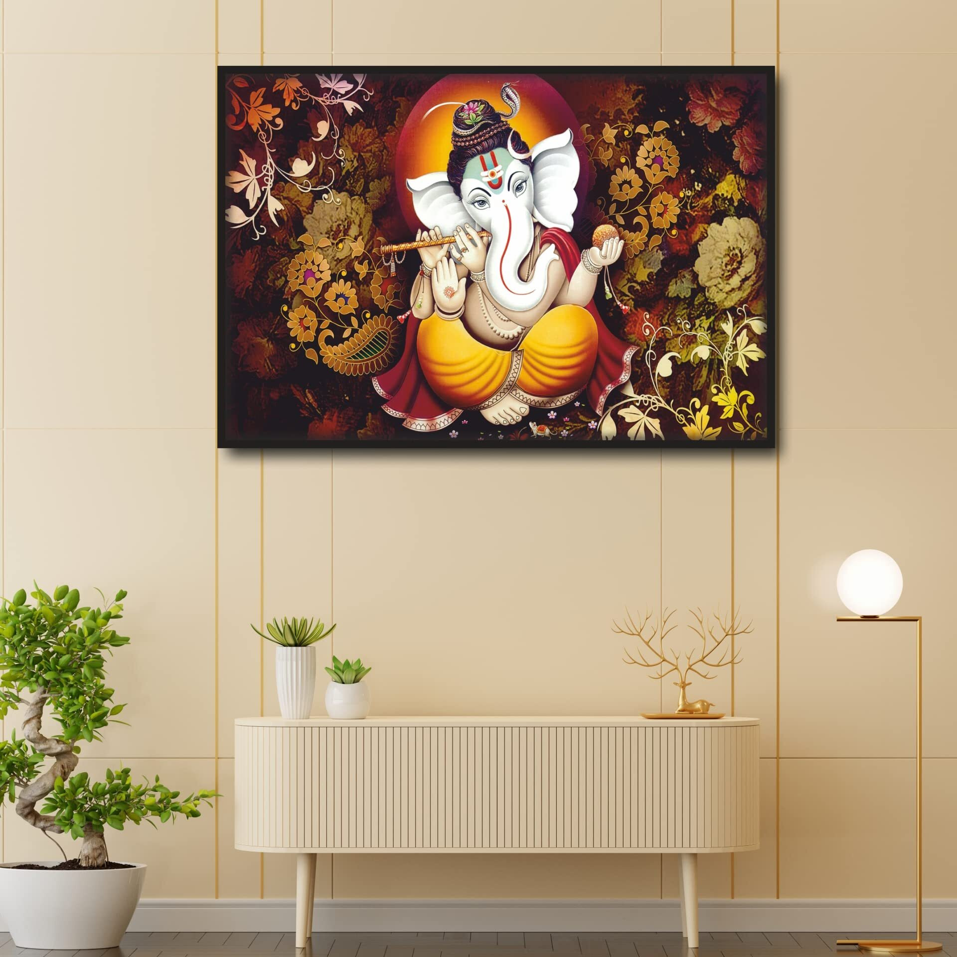 Sai Artss Self Adhesive Pvc Vinyl God Wallpaper Wall Sticker For Home Decor, Living Room, Bedroom, Hall, Shop (Size 24X16.5 Inches)_50 (Size 24X16.5 Inch)
