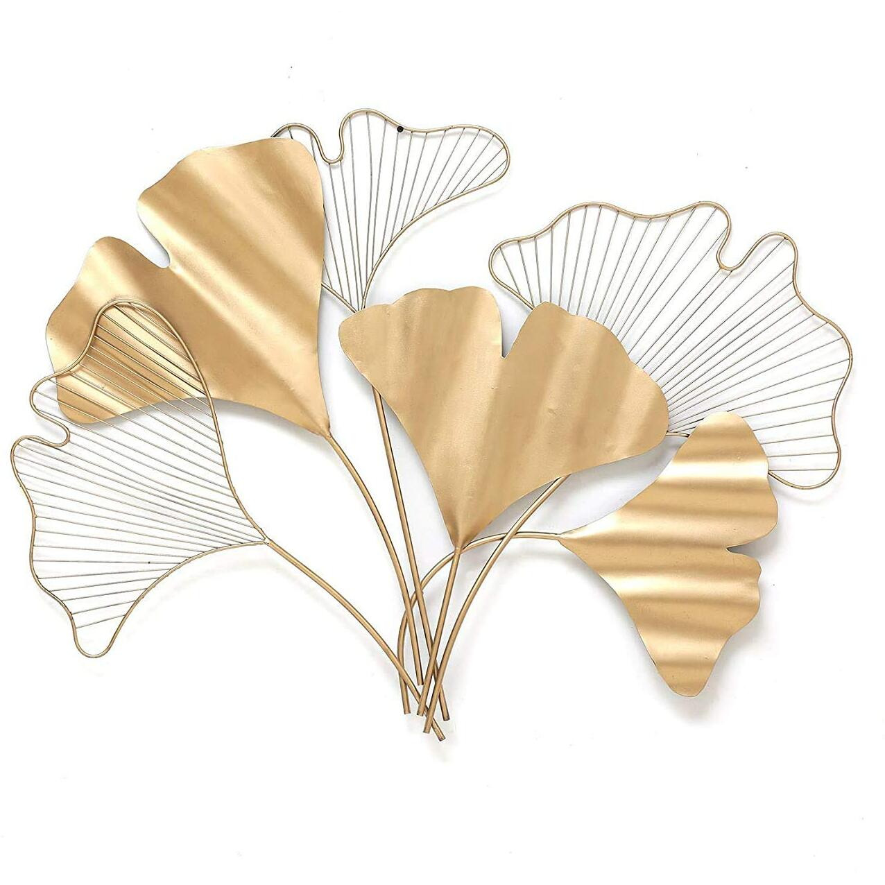 Decore Basket Golden 6 Zingo Leaf Decor For Home Decoration Size 30 * 1 * 40