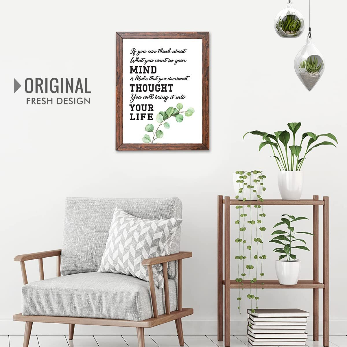 Chaka Chaundh - Law Of Attraction Quotes Wall Frames Decor - Law Of Attraction Framed Posters - Posters With Frame  (11 X 14 Inches)