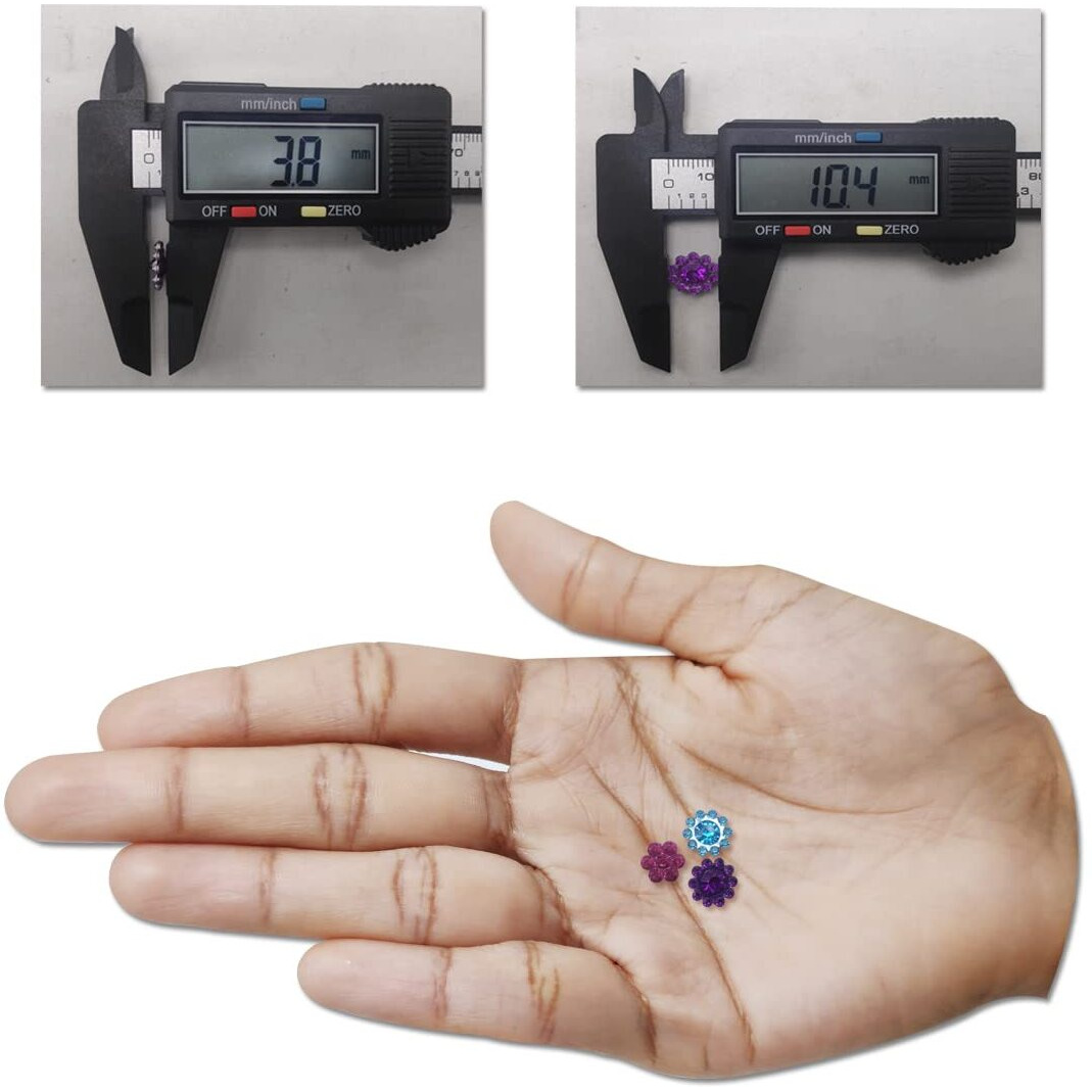 Diy Crafts 100 Grm, As Image, 3.8 Mm X 10.4 Mm As Image Diy Accessory Findings Jewellery Clasps Fittings Diy Jewellery Making Accessories Multy Colour Acralic Material Shape Flow (100 Grm, As Image)