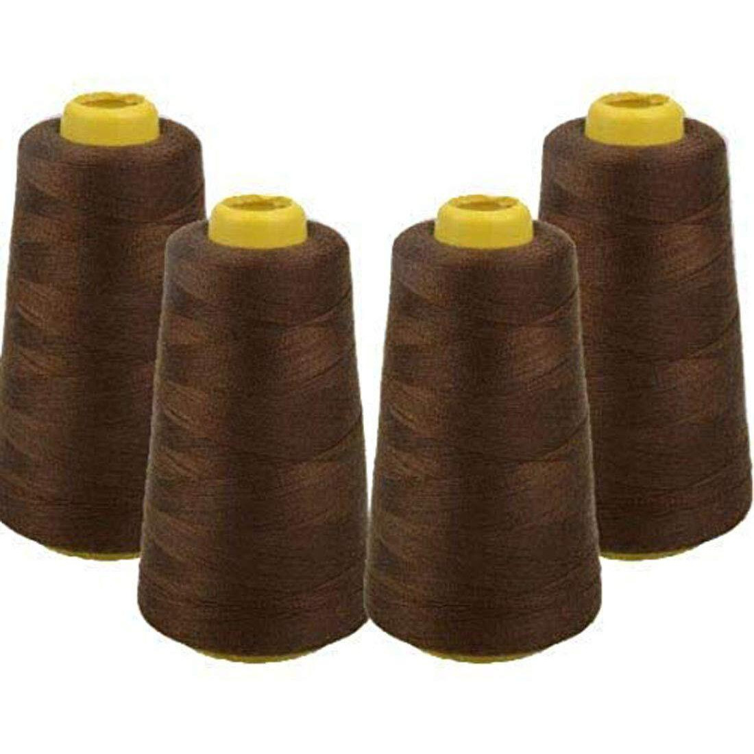 Diy Crafts Shade No  11, Pack Of 4 Spools, Overlock Sewing Thread Spools Cone (Shade No  11, Pack Of 4 Spools)
