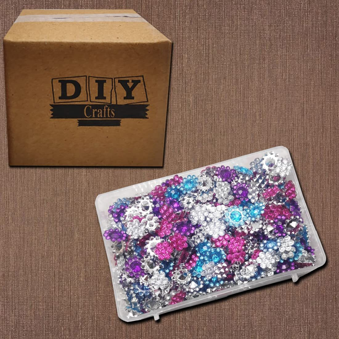 Diy Crafts 50 Grm, As Image, 3.8 Mm X 10.4 Mm As Image Diy Accessory Findings Jewellery Clasps Fittings Diy Jewellery Making Accessories Multy Colour Acralic Material Shape Flowe (50 Grm, As Image)