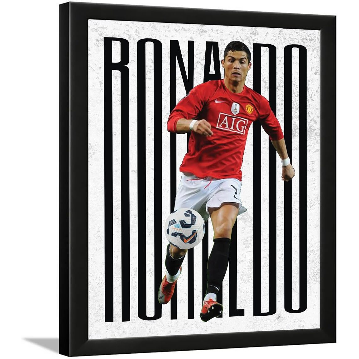 Chaka Chaundh - Ronaldo Quote Frame - Cristiano Ronaldo Posters With Frame - Football Quotes Posters  Ronaldo Photo Frame - (14 X 11 Inches)