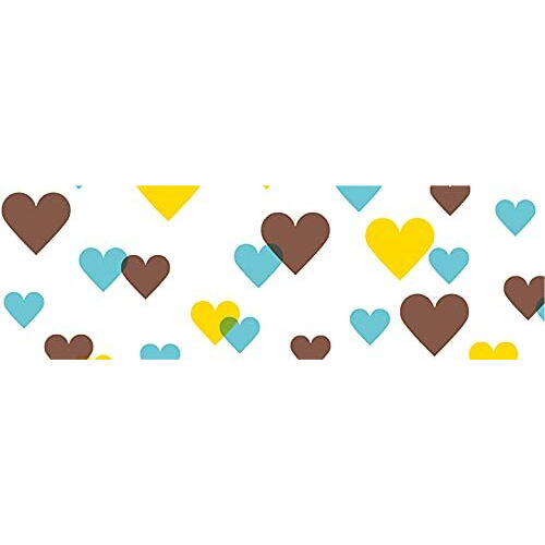 Mt Washi Masking Tape Kids Series, 15 Mm X 7 Mtrs Shade - Motif Heart, (Pack Of 1)