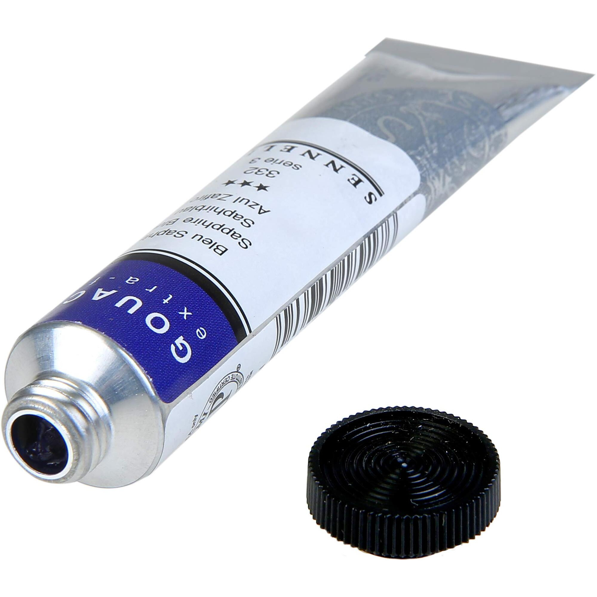 Sennelier Extra Fine Gouache Tube 21Ml (S3 Sapphire Blue) | Ideal For Watercolor And Mixed Media Paper Pads Also With Primed Canvas,Illustration Boards