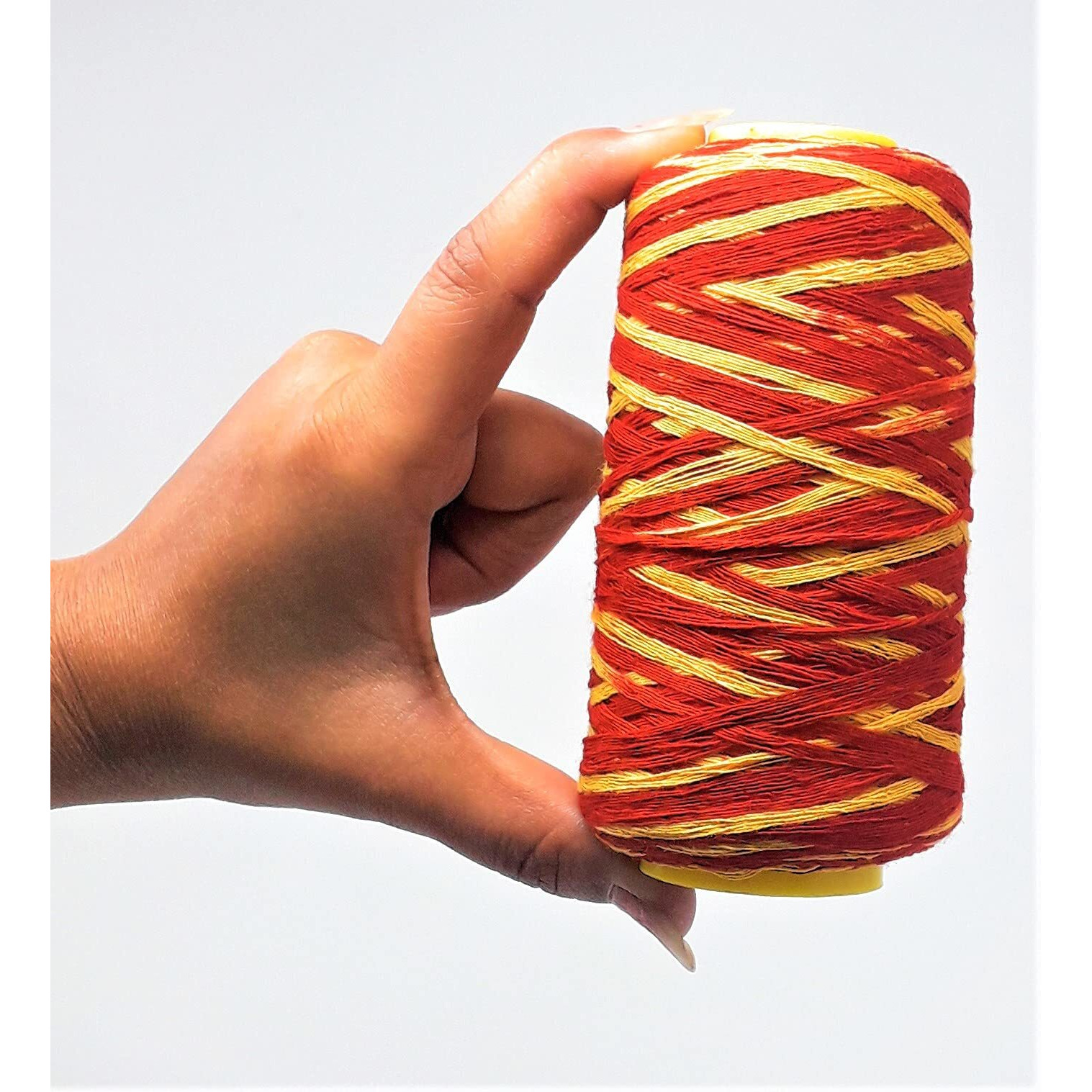 Kuhu Creations Vedroopam Sacred Thread Puja, Kalawa Mauli, Nazar Dhaga, For Religious, Astrological-Planets. (Red Yellow- Jumbo Cotton Reel, 1 Units)