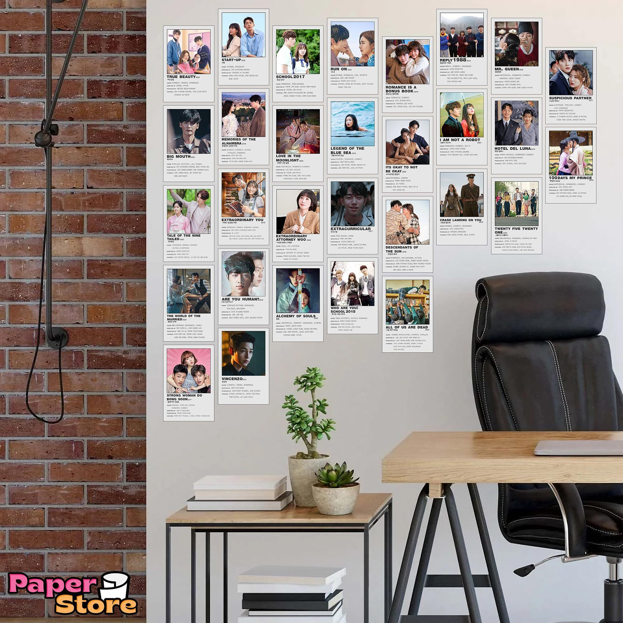 Thepaper9Store Wall Collage Kit (Kdrama Polaroid)