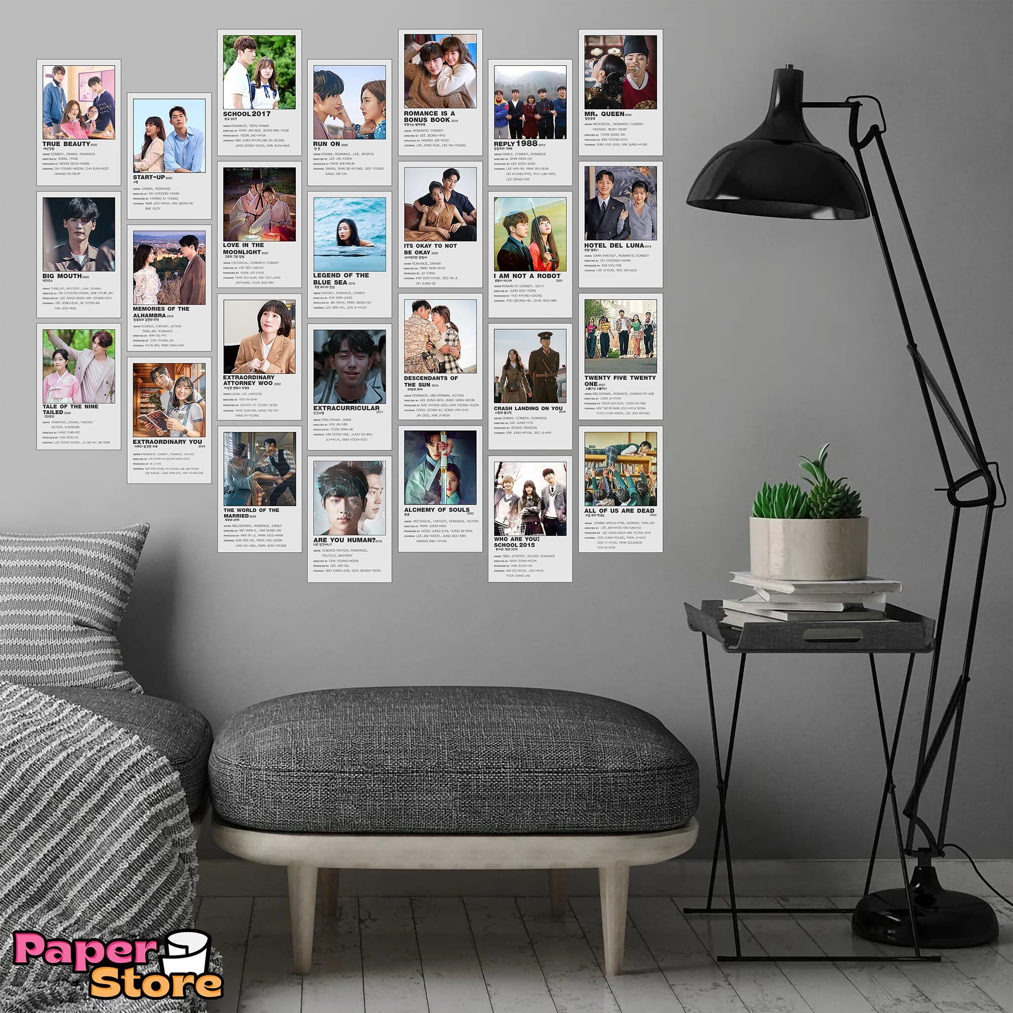 Thepaper9Store Wall Collage Kit (Kdrama Polaroid)