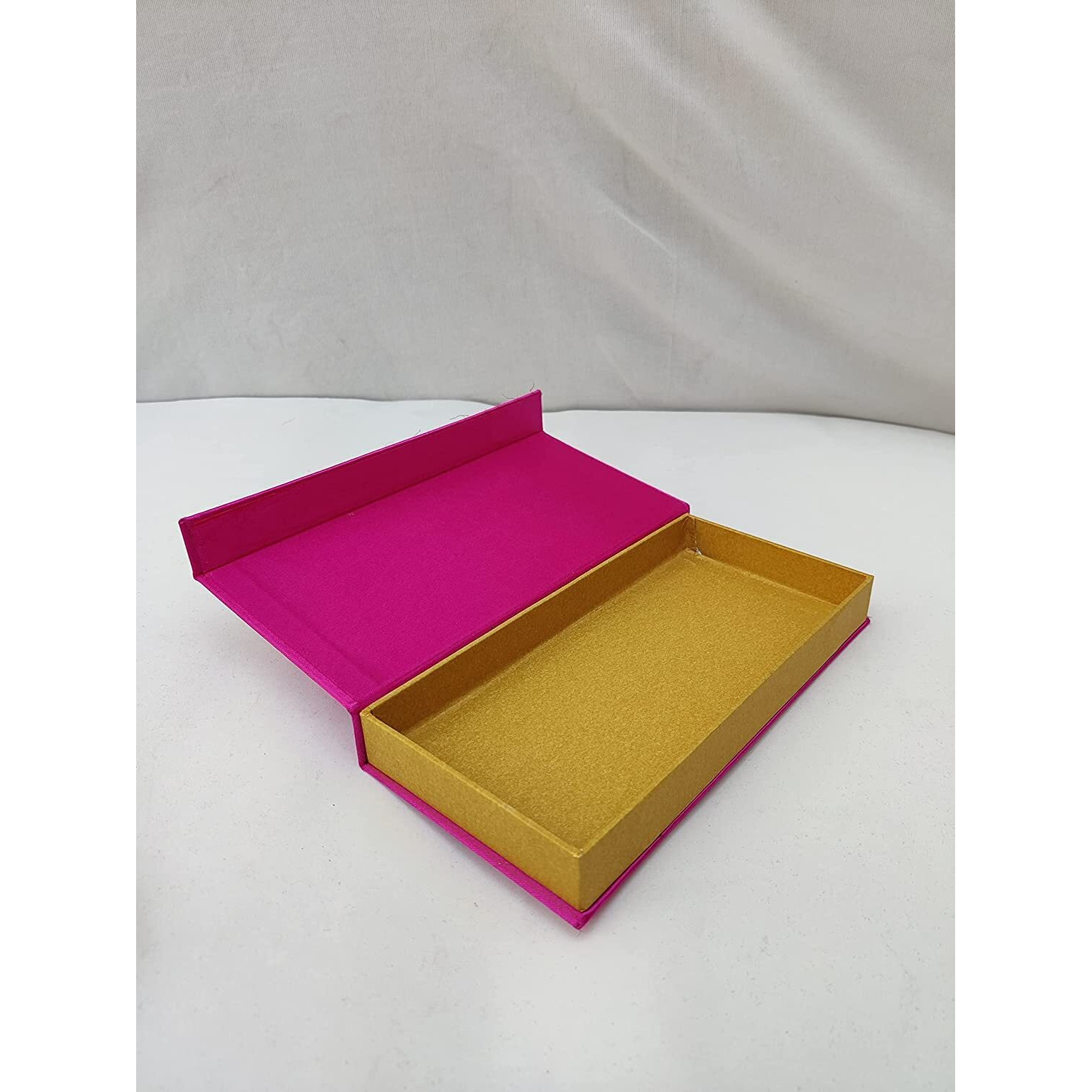 Acl Creations Gift Empty Cardboard Box Gift Tray Hamper Basket For Wedding Packaging, Birthday Hamper, Diwali Hampers, Corporate Gifting (Cash Box Pink Color)