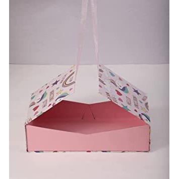 Acl Creations Gift Box Empty Box Cardboard Box Gift Hamper Basket For Wedding Packaging, Birthday Hamper, Diwali Hampers, Corporate Gifting, Gift Hamper (Gelli Box Or Hamper Box ItS A Girl Design)