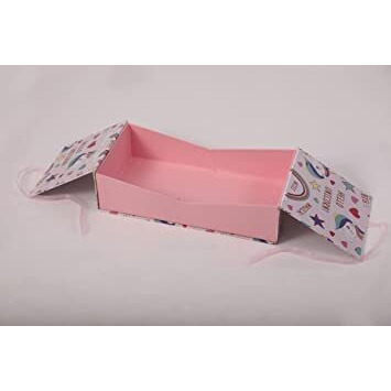 Acl Creations Gift Box Empty Box Cardboard Box Gift Hamper Basket For Wedding Packaging, Birthday Hamper, Diwali Hampers, Corporate Gifting, Gift Hamper (Gelli Box Or Hamper Box ItS A Girl Design)