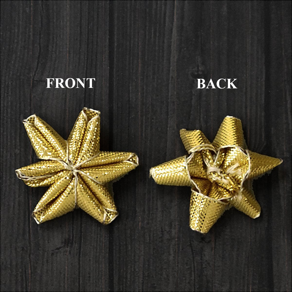 Embroiderymaterial 3Cm Gota Patti Flowers Appliques Patches For Embroidery Decoration And Craft Making(Gold Color,100 Pieces)