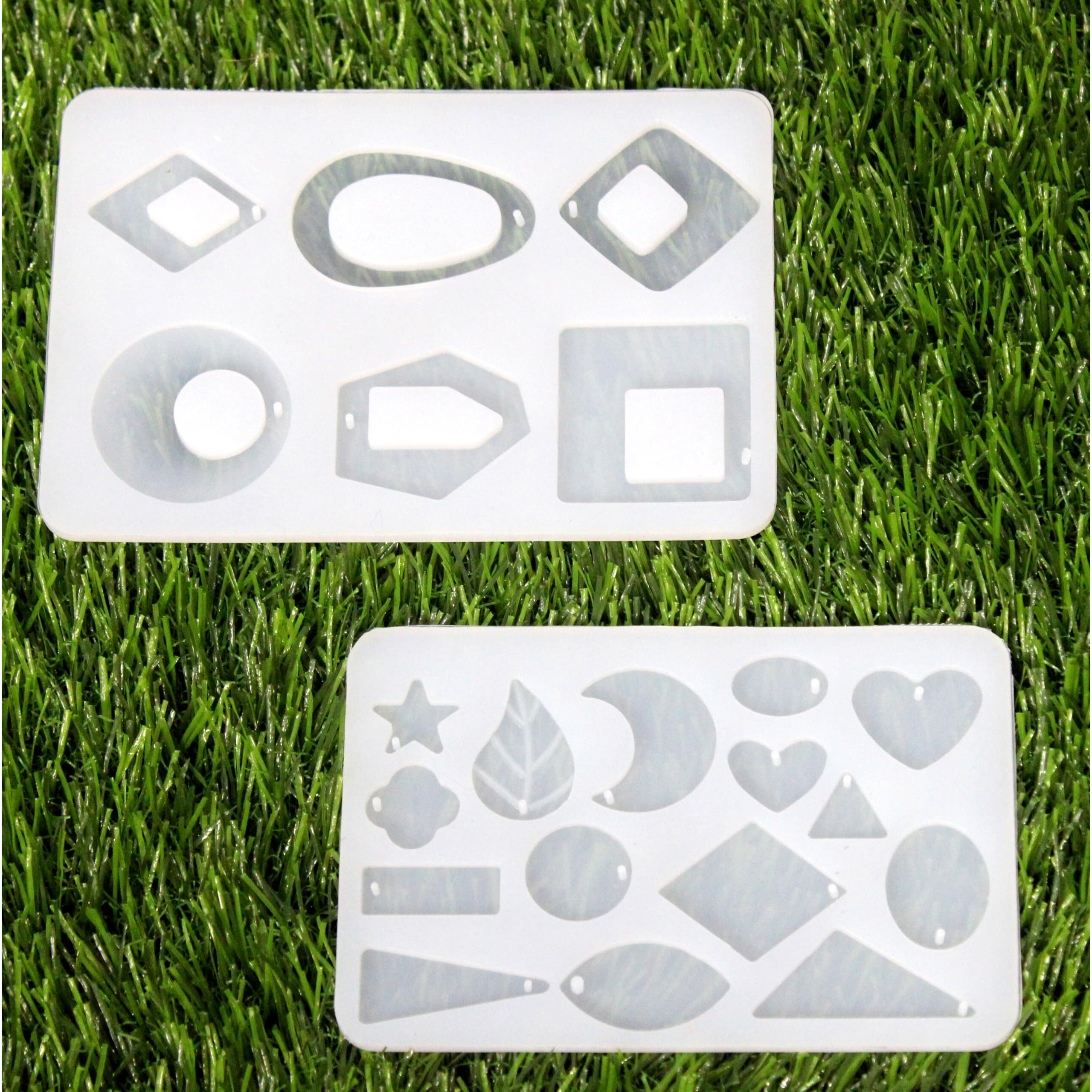 Ivei Circle Coaster Mould 4 Inch - Set Of 4 Durable, Flexible Silicone Molds For Diy Resin Coasters, Home Decor, And Crafting Projects - Easy Release, Reusable, Non-Stick (Jewellery Mould Set)