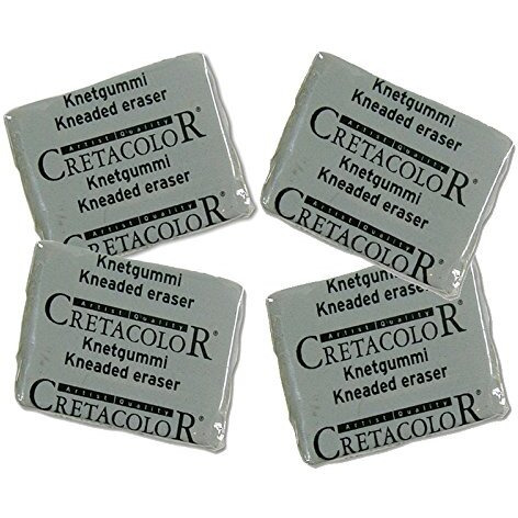 Cretacolor Kneadable Eraser Big (Pack Of 4), Green