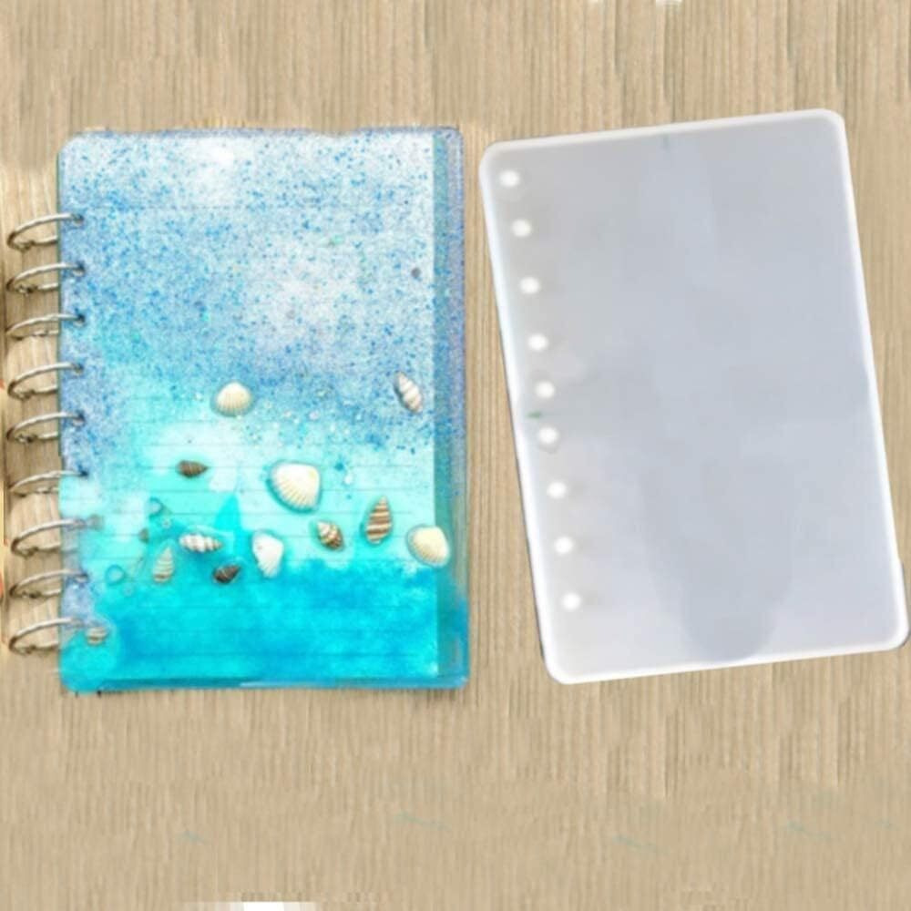 Kunya Notebook Shape Silicone Mold Diy Resin Book Mold (Note Book Cover Mould A6, (20.5 X 17.5 Cm))