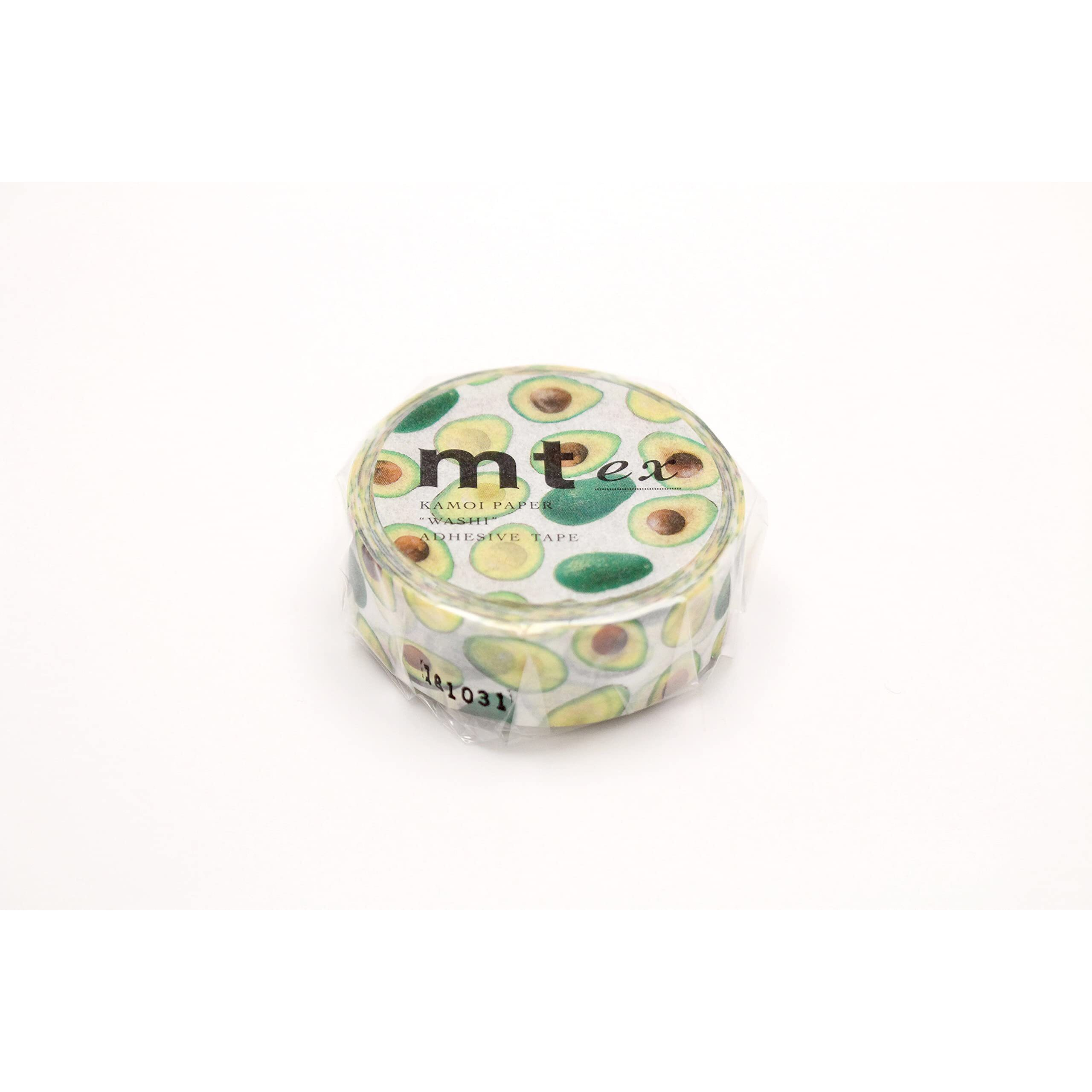 Mt Washi Masking Tape Ex Series, 15 Mm X 7 Mtrs Shade - Avocado, (Pack Of 1)