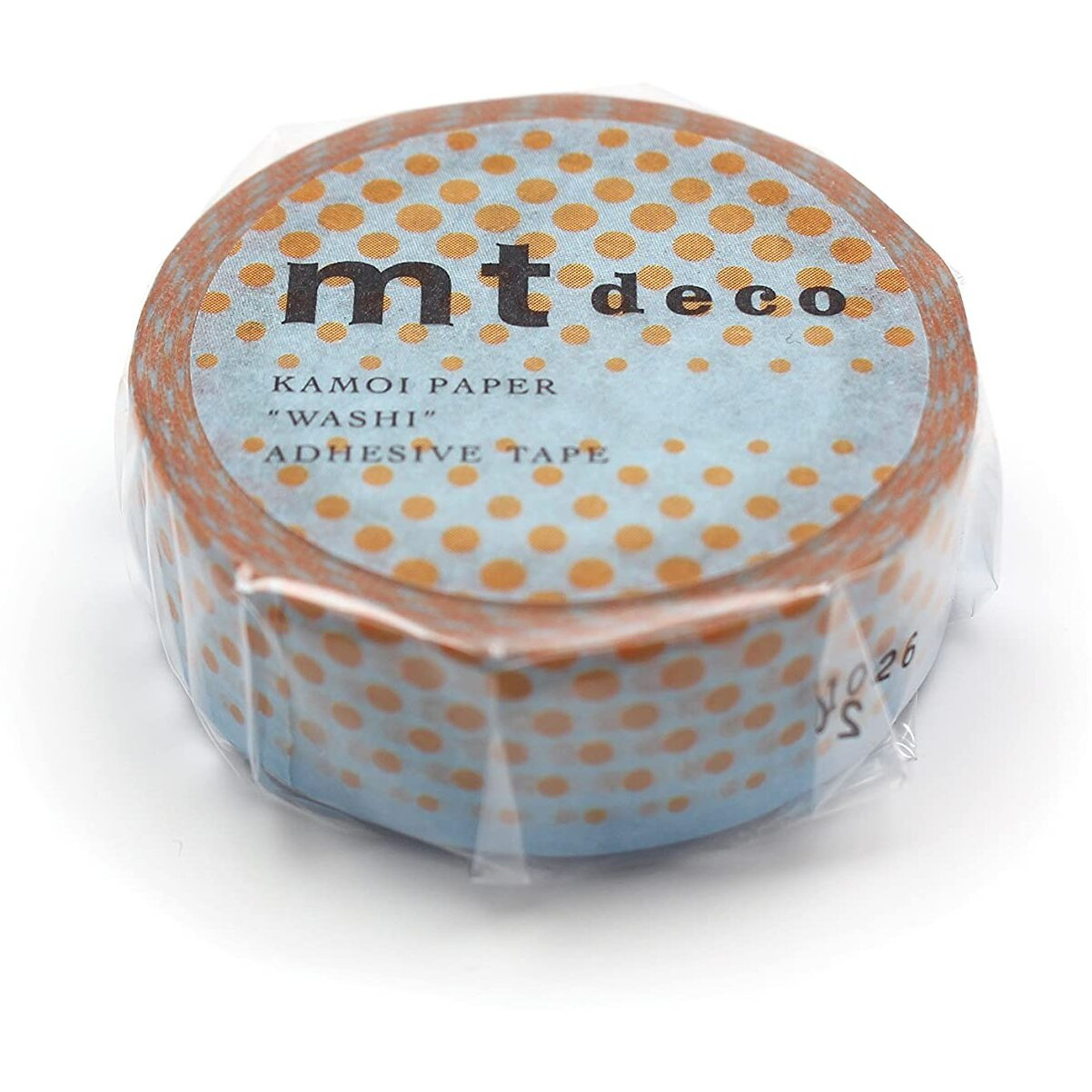 Mt Washi Masking Tape, 15Mm X 7 Mtrs Shade - Pop Dot Blue, (Pack Of 1)