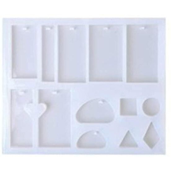 Kunya 13 Cavity Keychain Earring, Pendent, Multiple Shape Jewellery Earring, Pendant For Resin Art Resin Jewellry