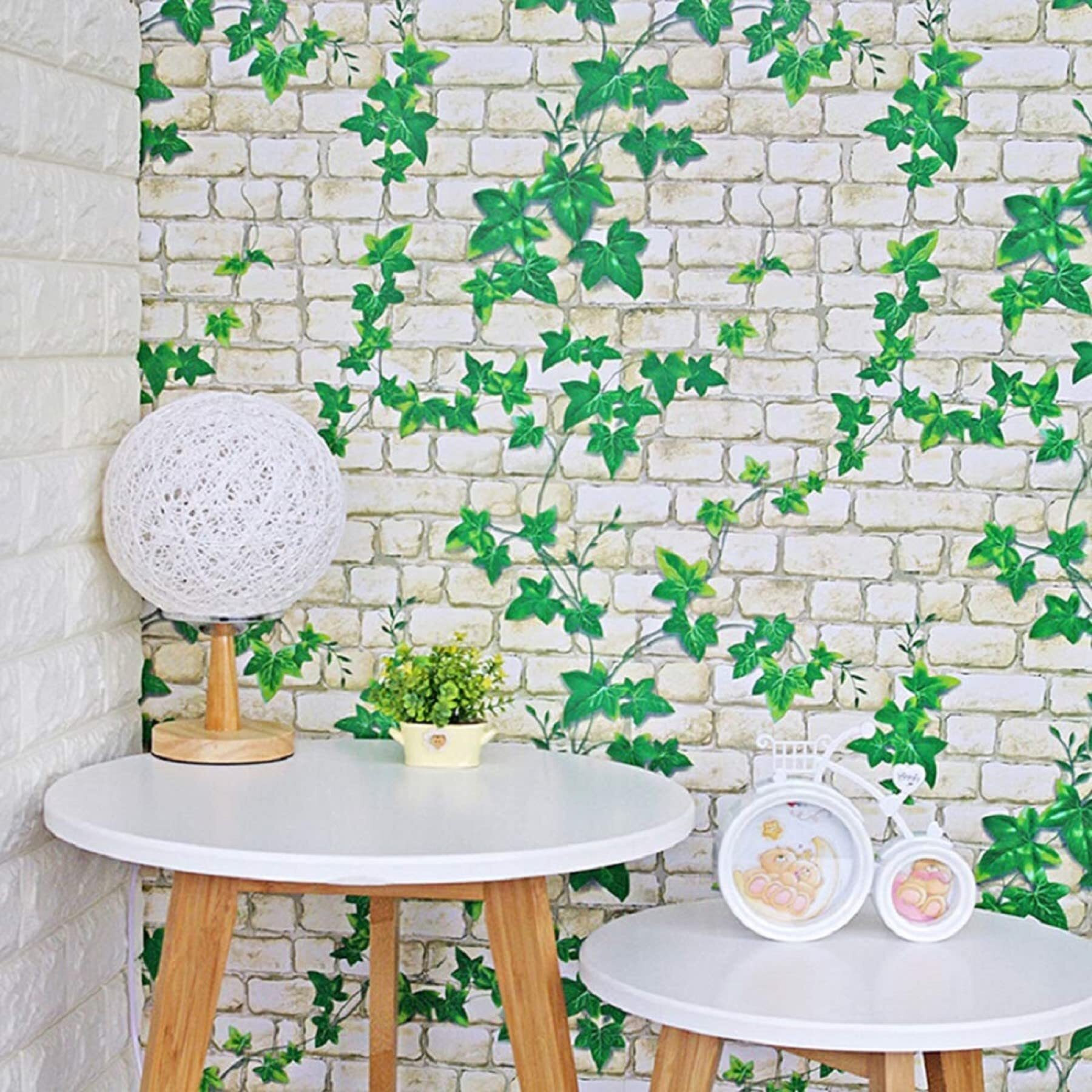 Jaamso Royals Brick Stone Peel And Stick Wallpaper, Wall Poster, Wall Sticker, Pvc Self Adhesive For Bedrooms, Living Room, Hall, (200 Cm * 45 Cm)