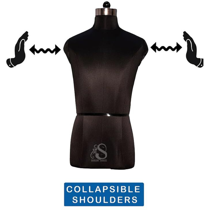 Soham Shree  Male Dress Only Upper Body Torso Part Form For Display Without Stand (42)