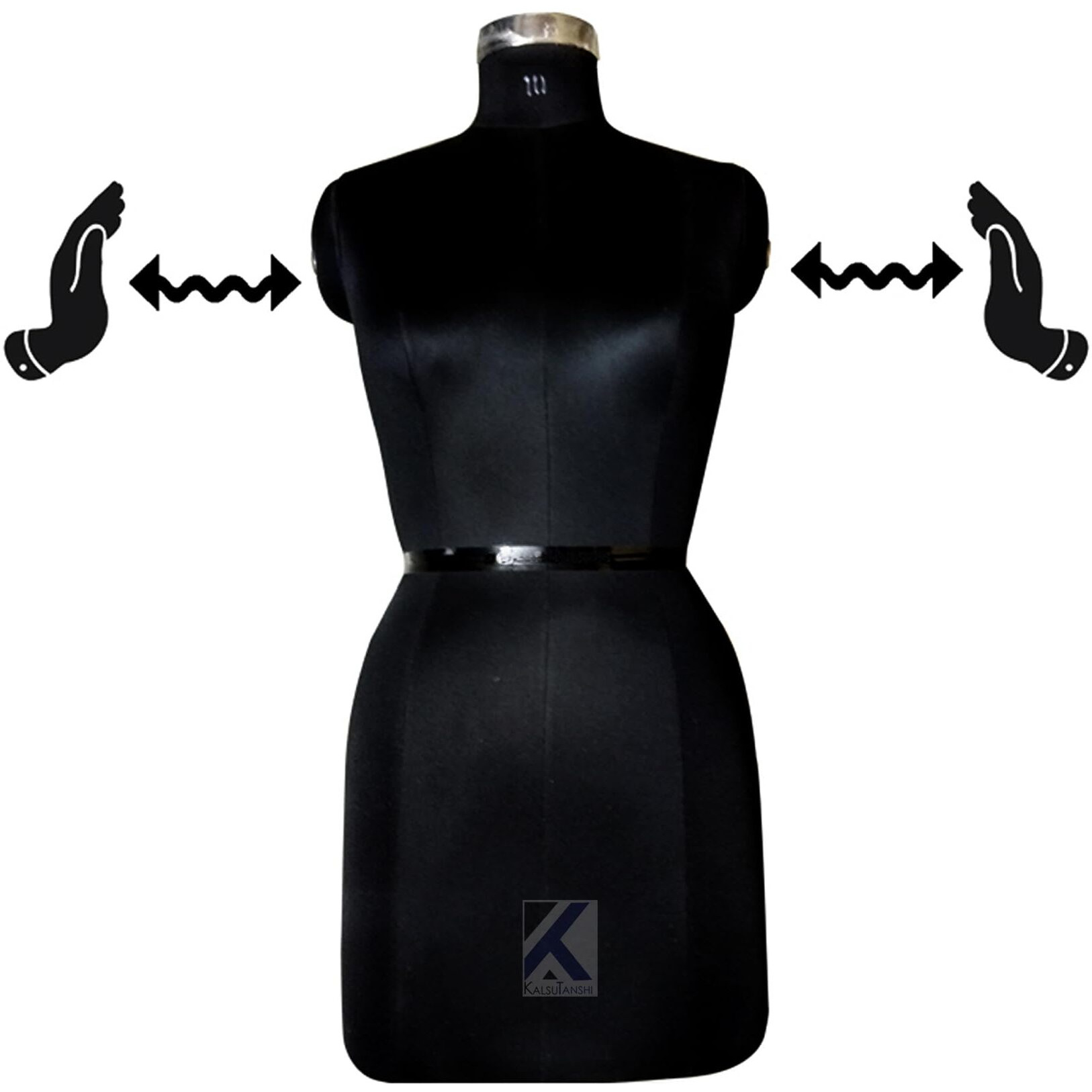 Kalsutanshi  Female Dress Only Upper Body Torso Part Form For Display Without Stand (8 No)