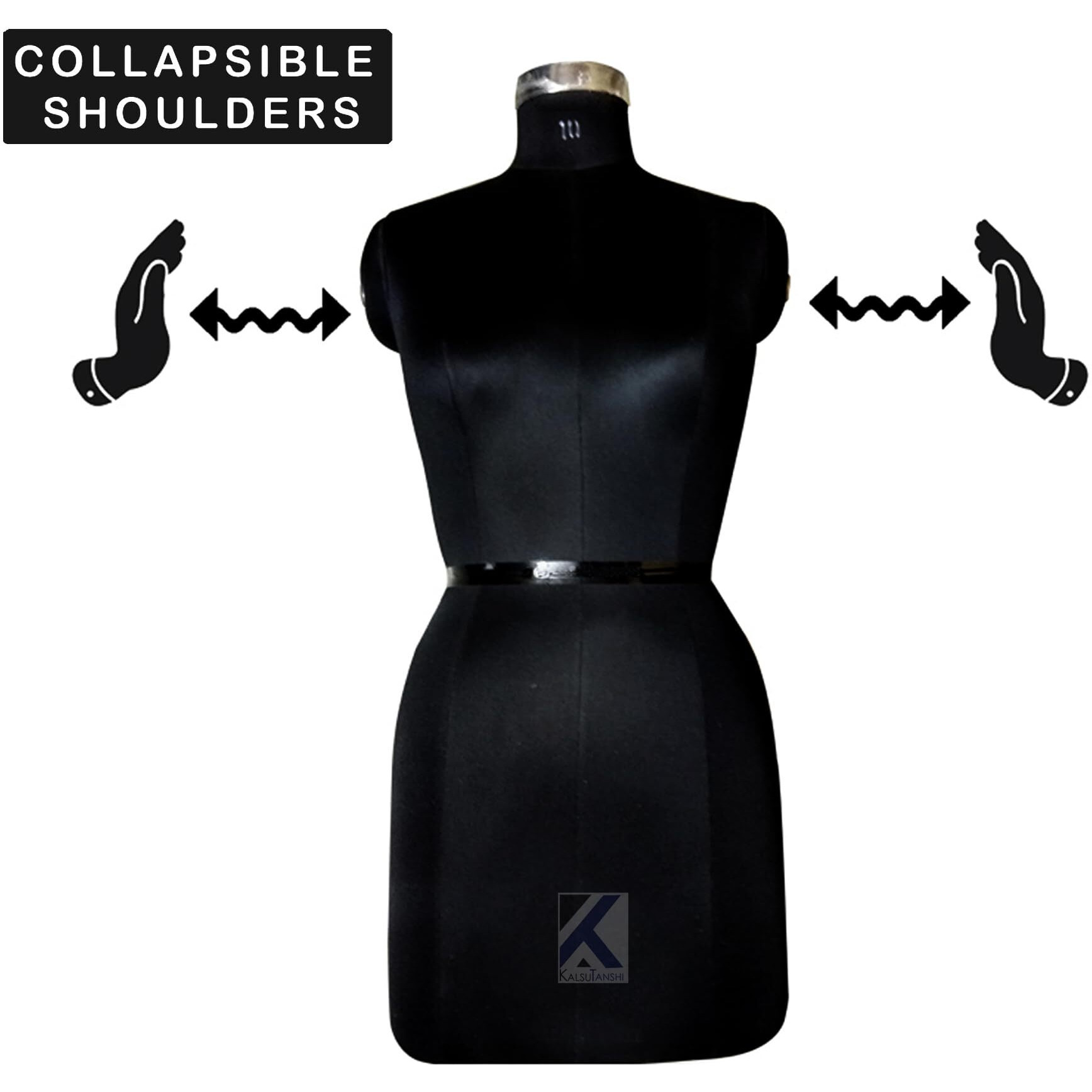 Kalsutanshi  Female Dress Only Upper Body Torso Part Form For Display Without Stand (8 No)