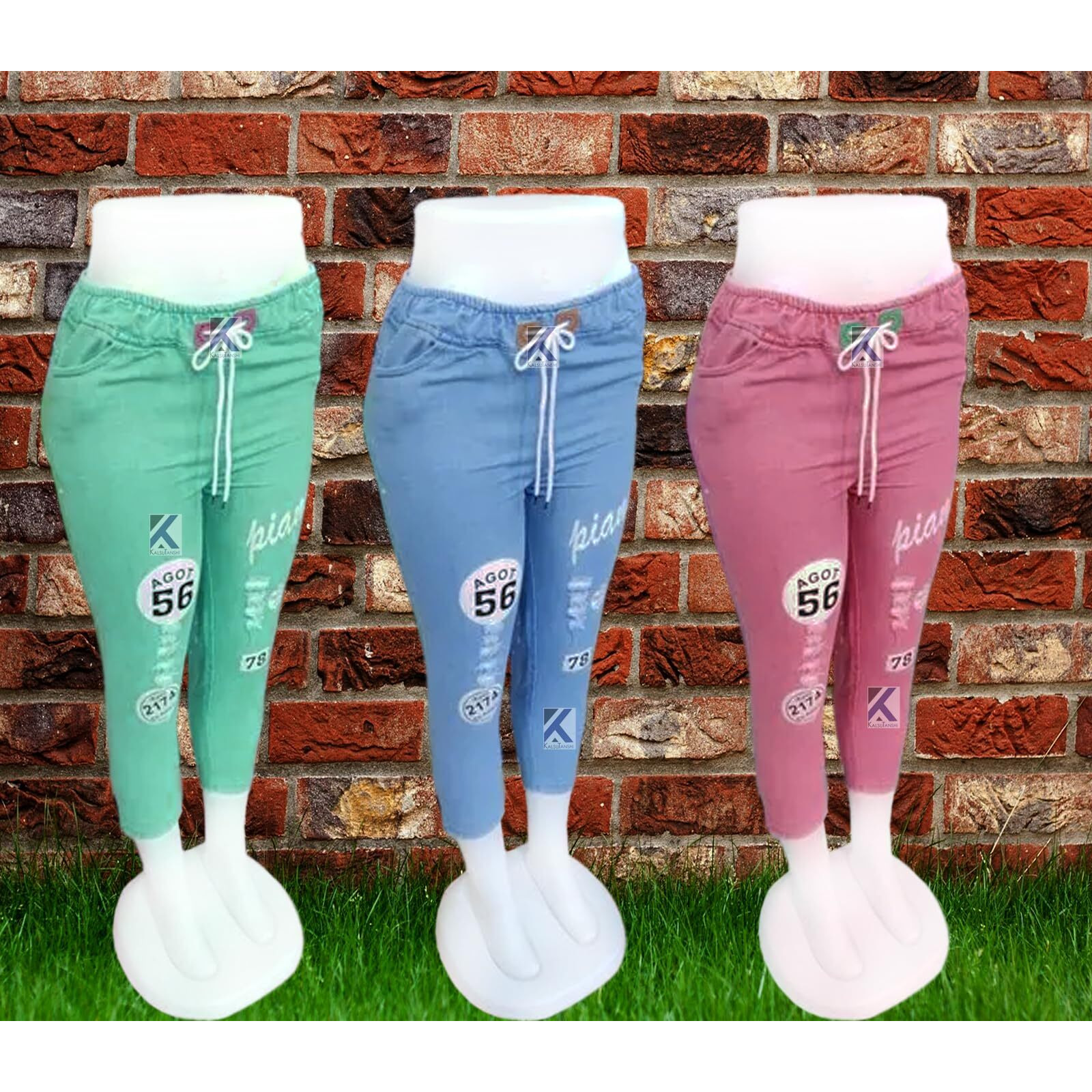 Kalsutanshi  Female Half Body Legs Store Display Stand | Mannequin Dummy Display Standard Hangers Suitable For Leggings Pants And Jeans (White, Pack Of 1)