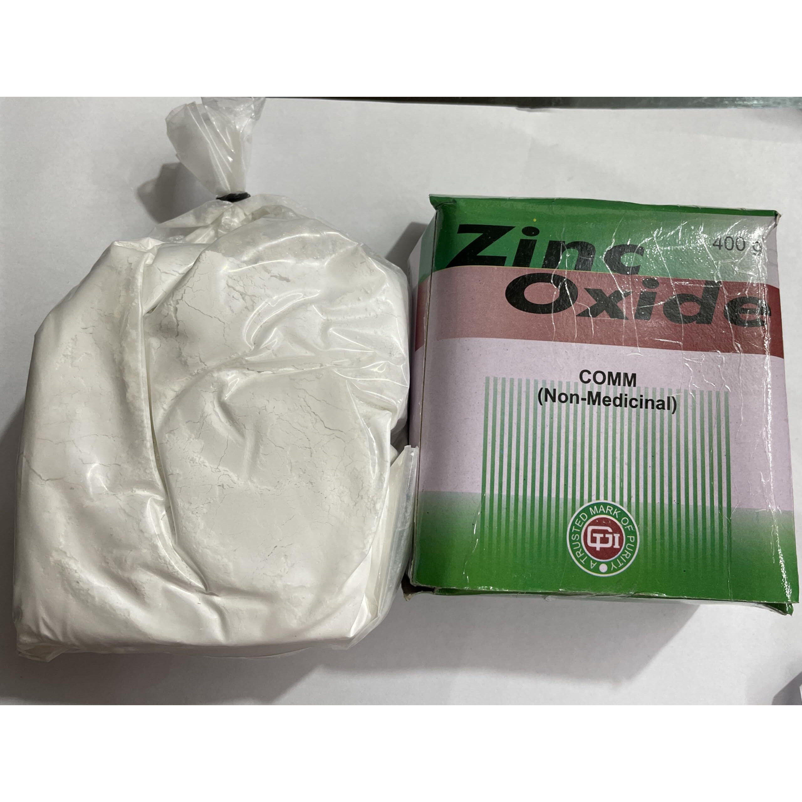 800 Gram (2 Packets - 400 Gram In 1 Packet), Zinc Oxide Powder For Tracing Of Designs On Trace Paper, Tracing Powder For Aari/Maggam Embroidery Art & Craft Work Pack Of 800 Gram